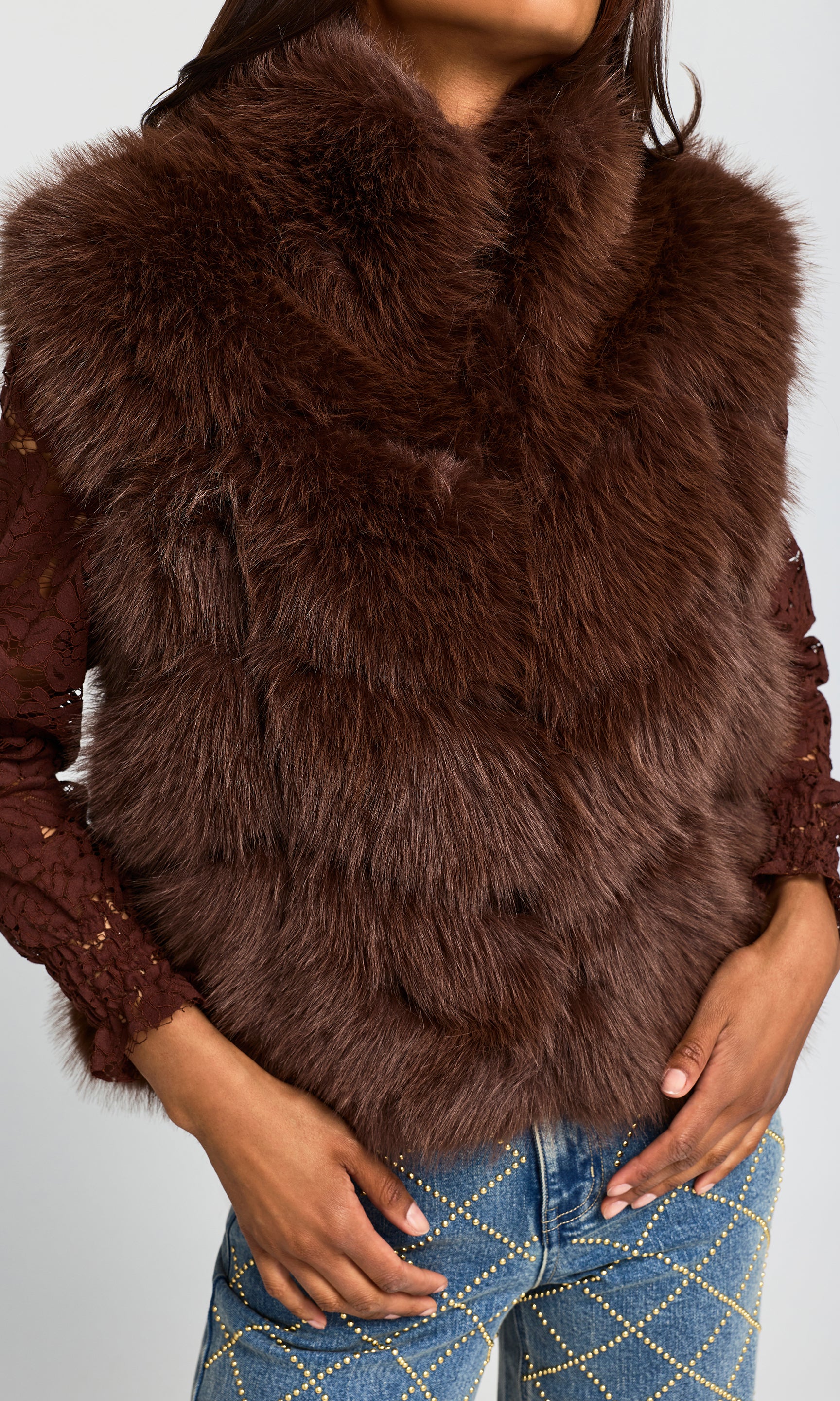 Rosario Faux Fur Vest