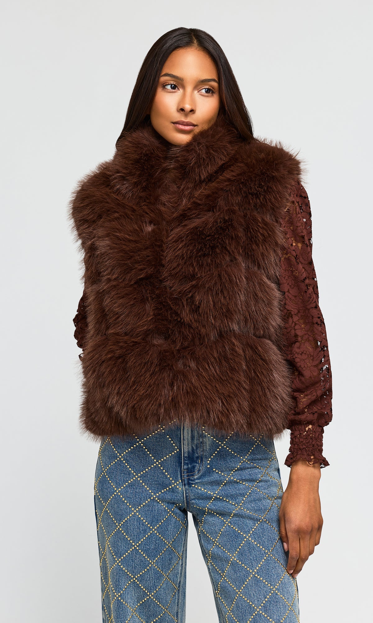 Rosario Faux Fur Vest