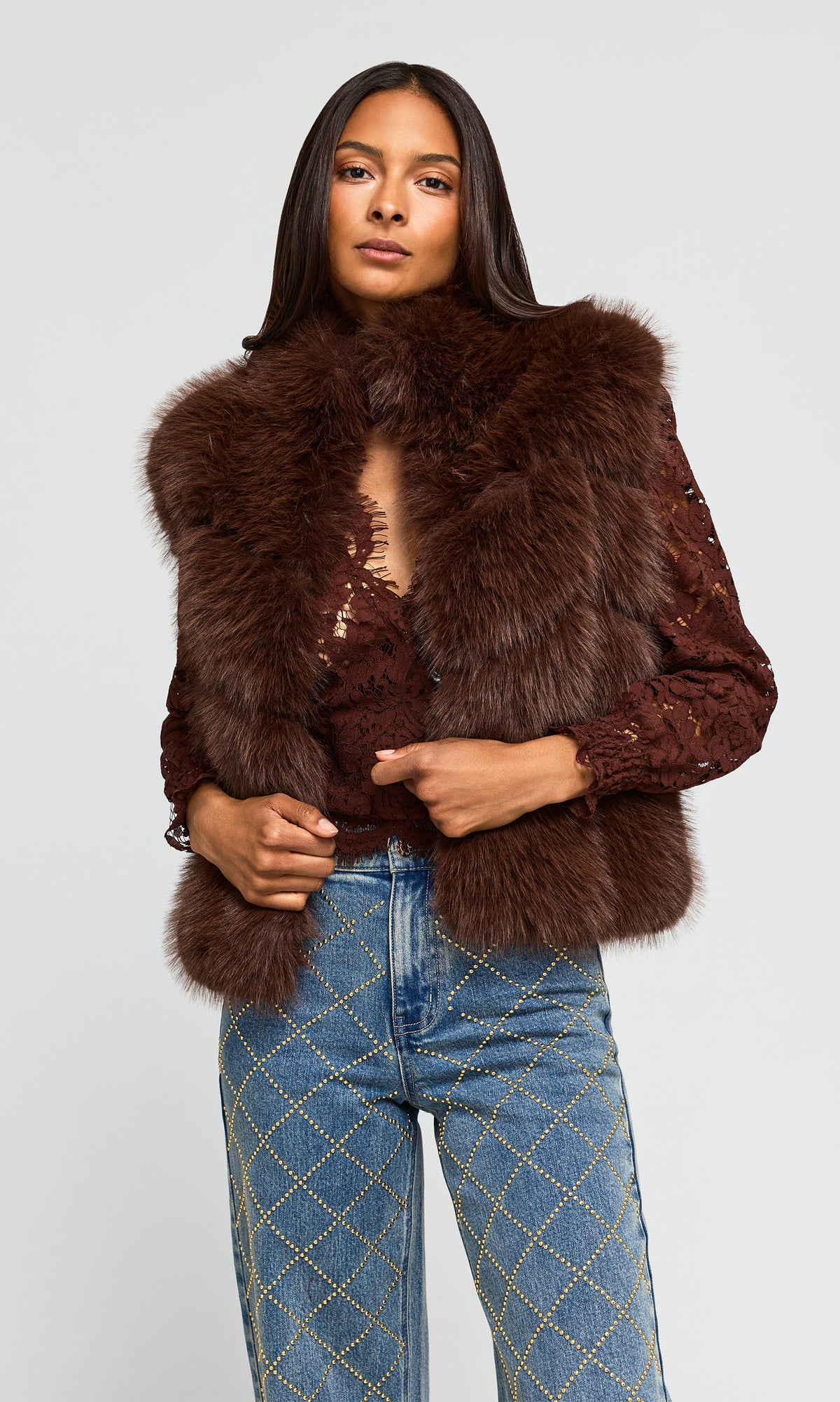 Rosario Faux Fur Vest