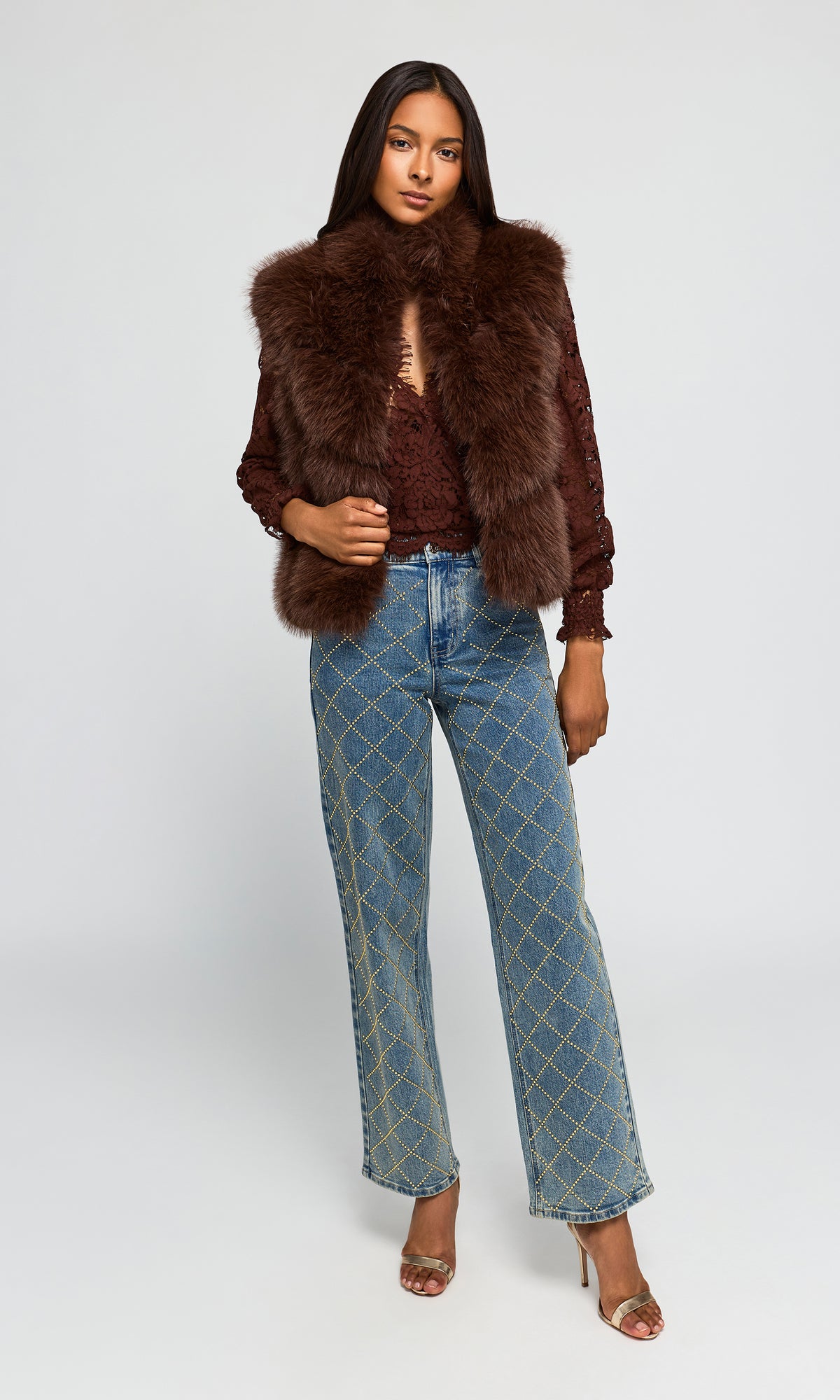 Rosario Faux Fur Vest
