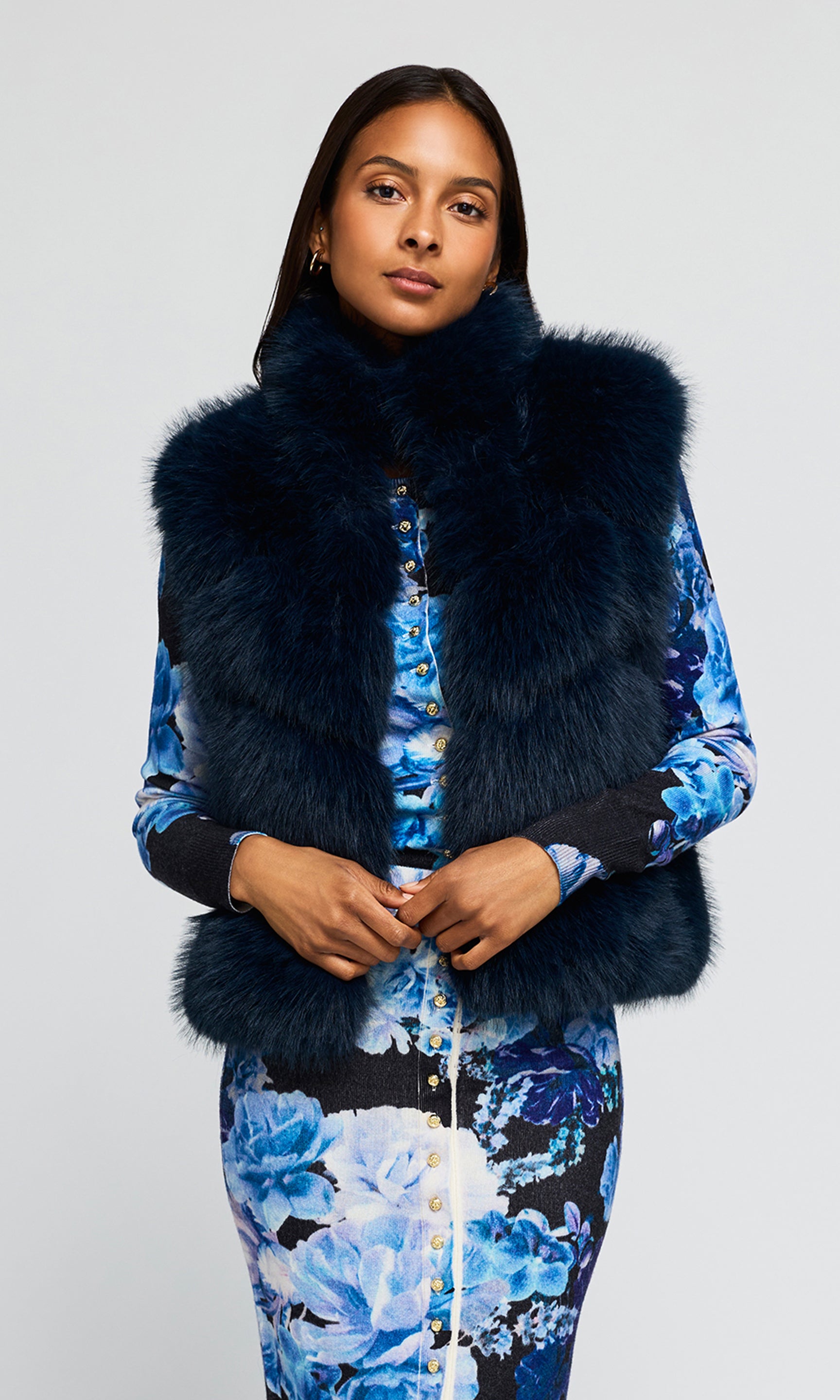 Rosario Faux Fur Vest