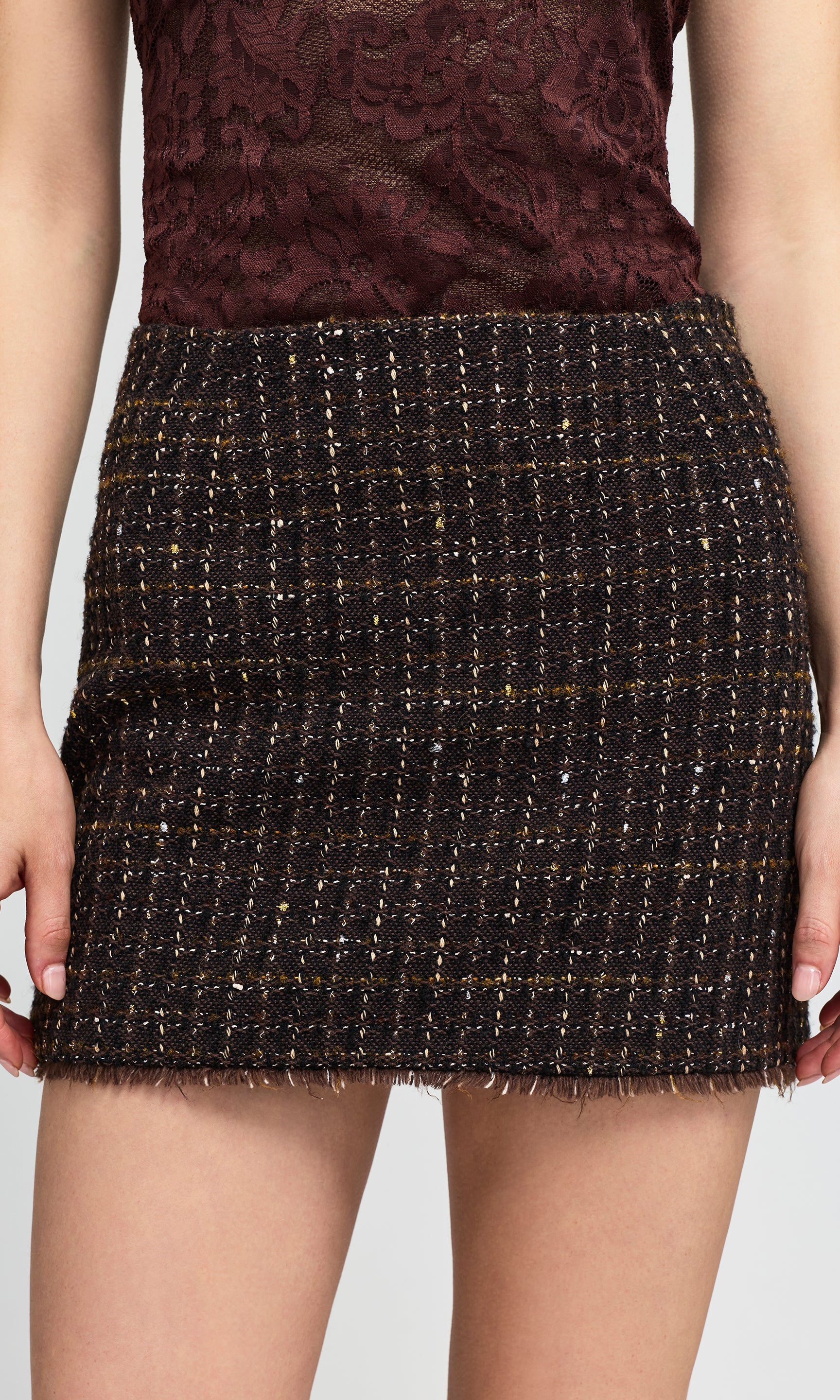 Sabina Tweed Skirt