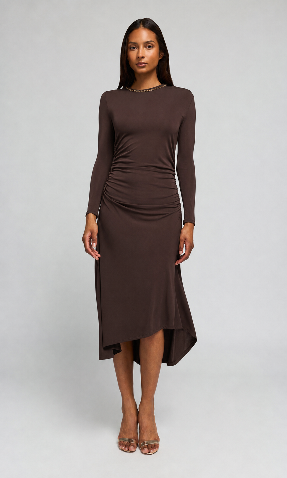 Saffira Chain Jersey Dress