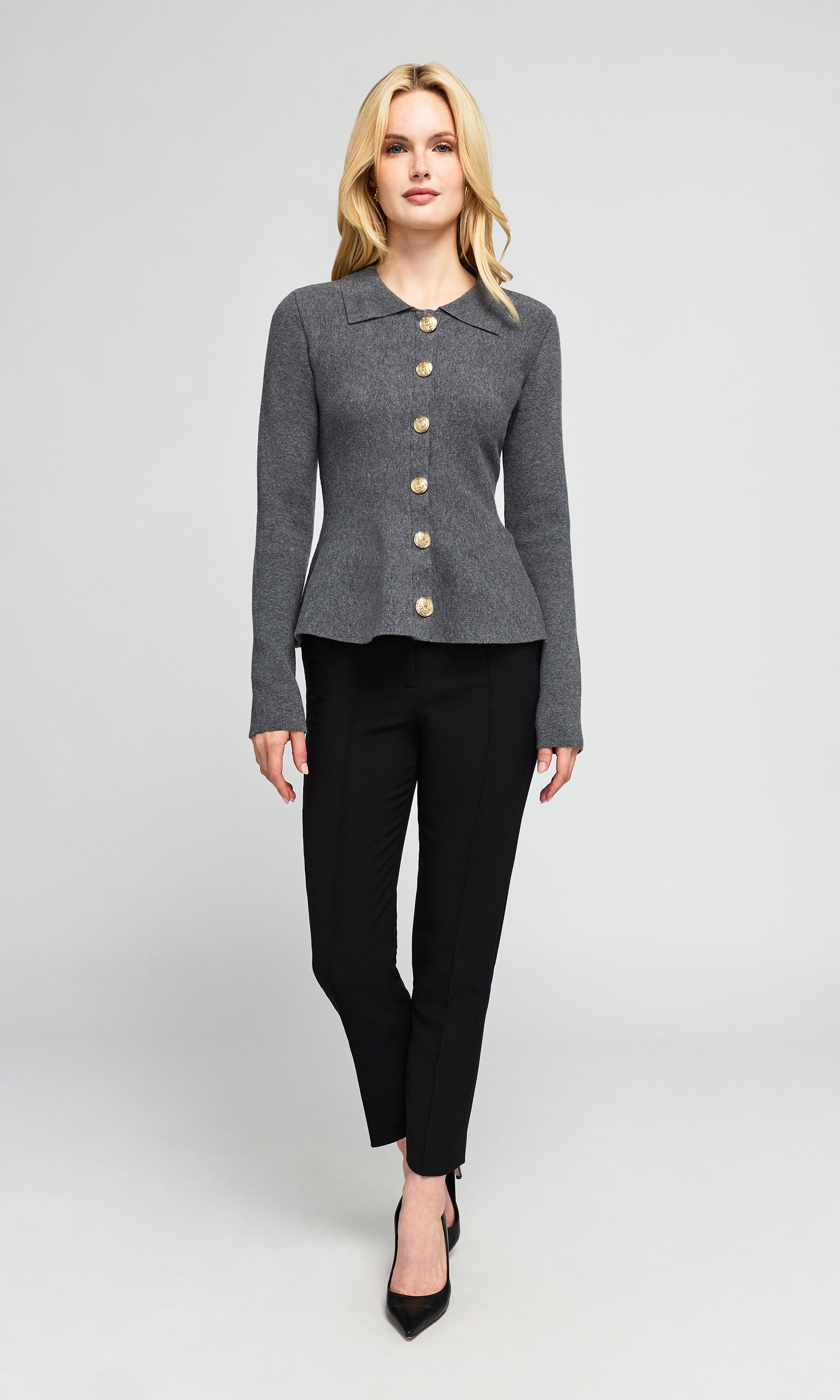 Veronica Peplum Cardigan