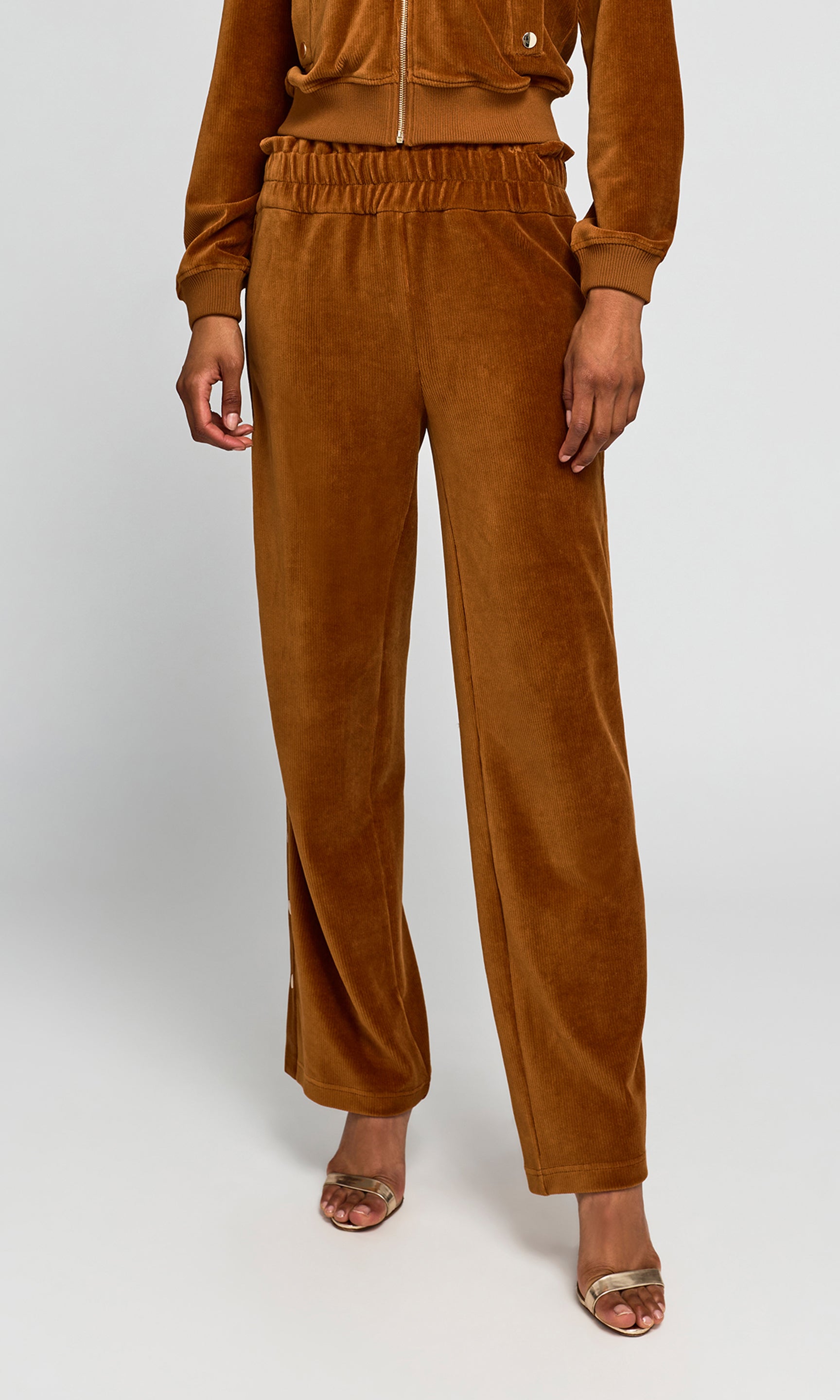 Zola Stretch Corduroy Snap Pants