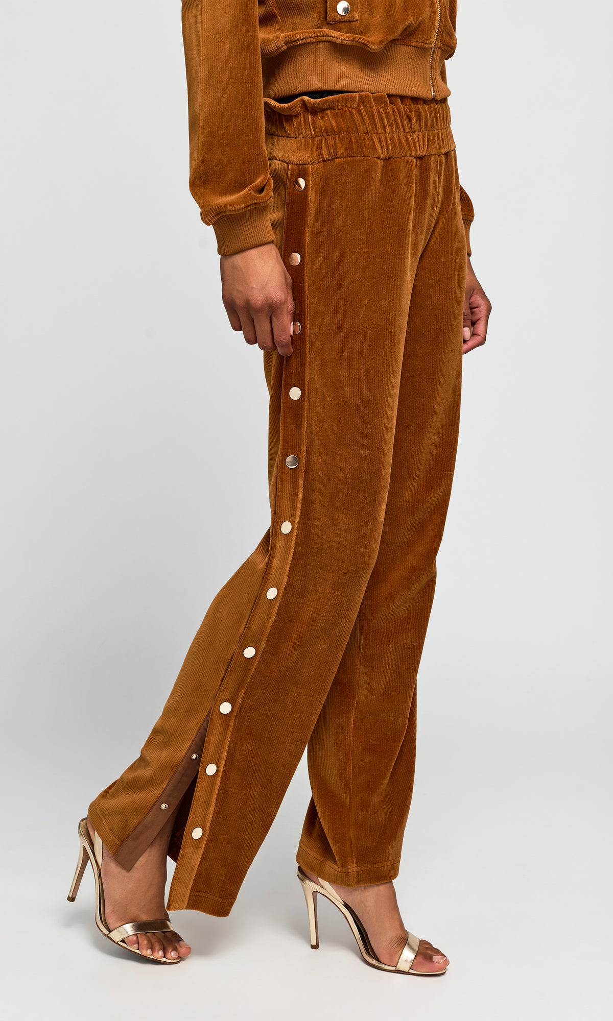 Zola Stretch Corduroy Snap Pants