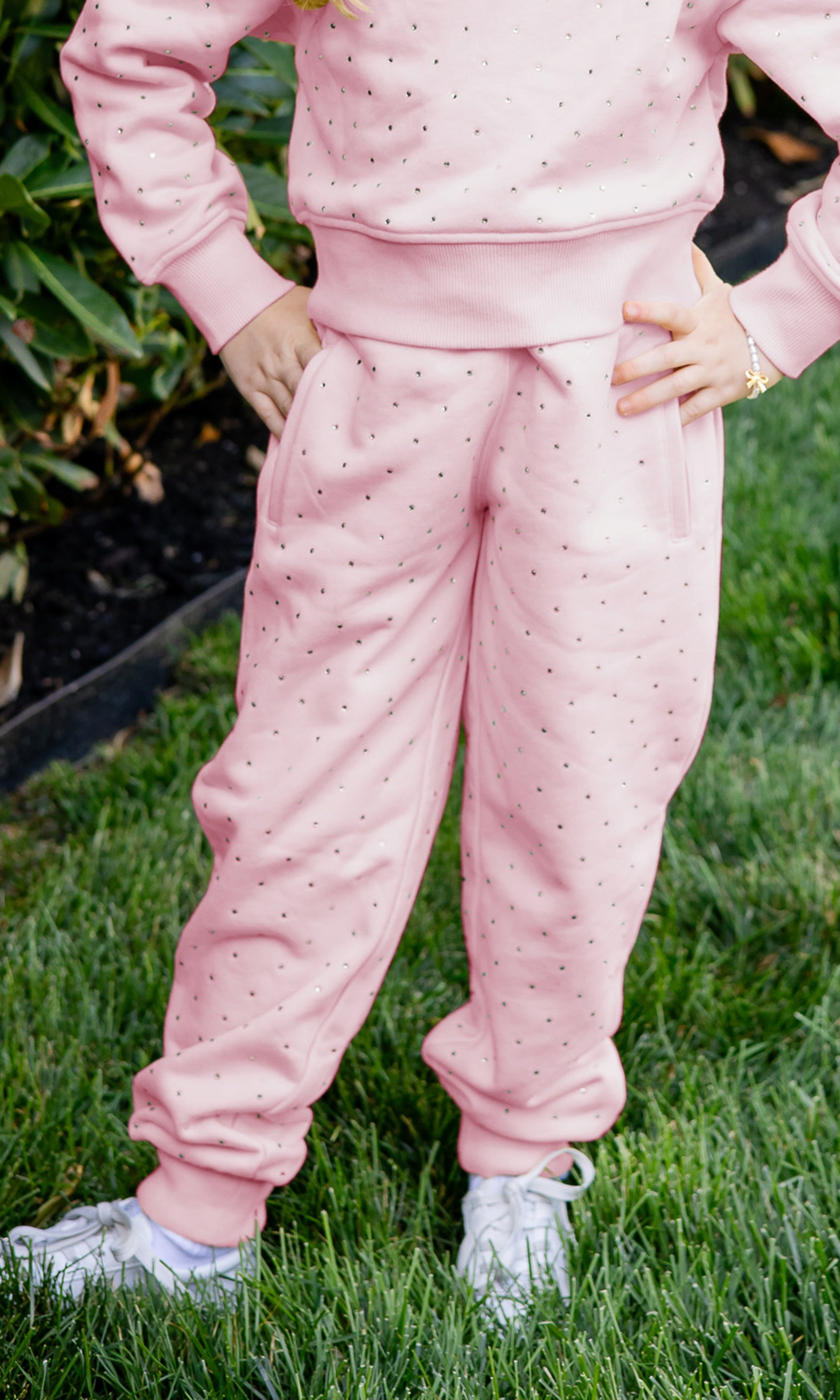 Girl's Ilene Crystal Sweatpants