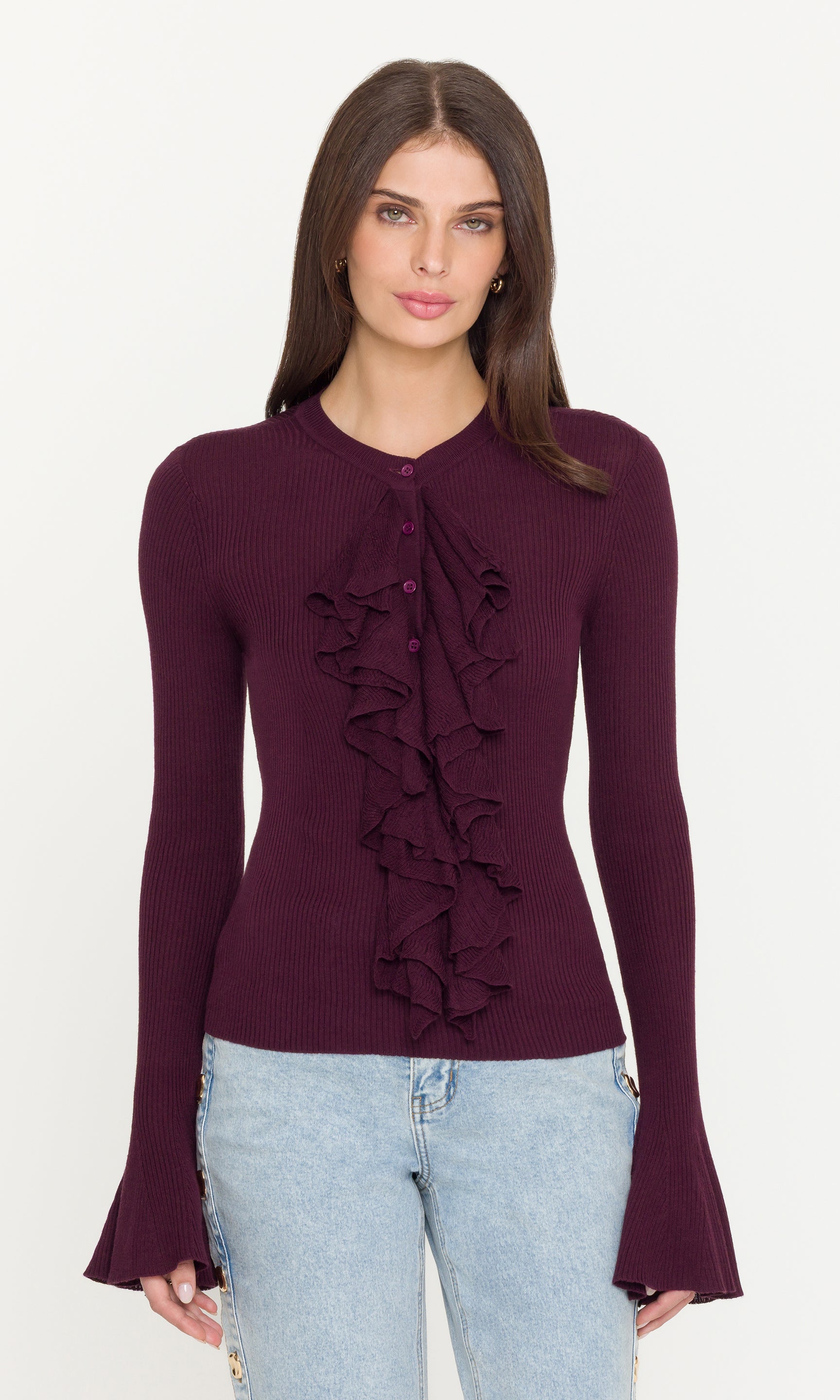 Maisie Ruffle Sweater