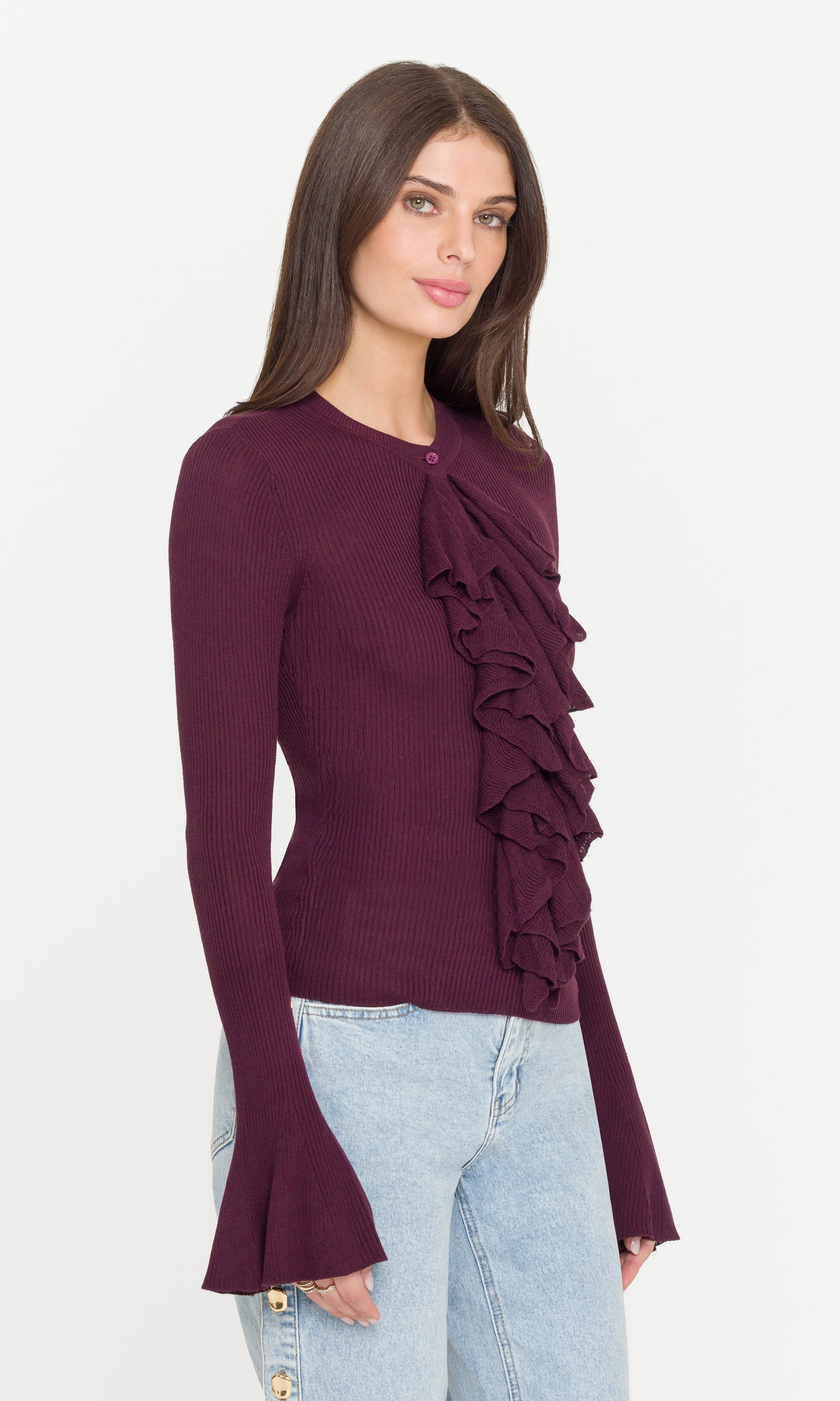 Maisie Ruffle Sweater