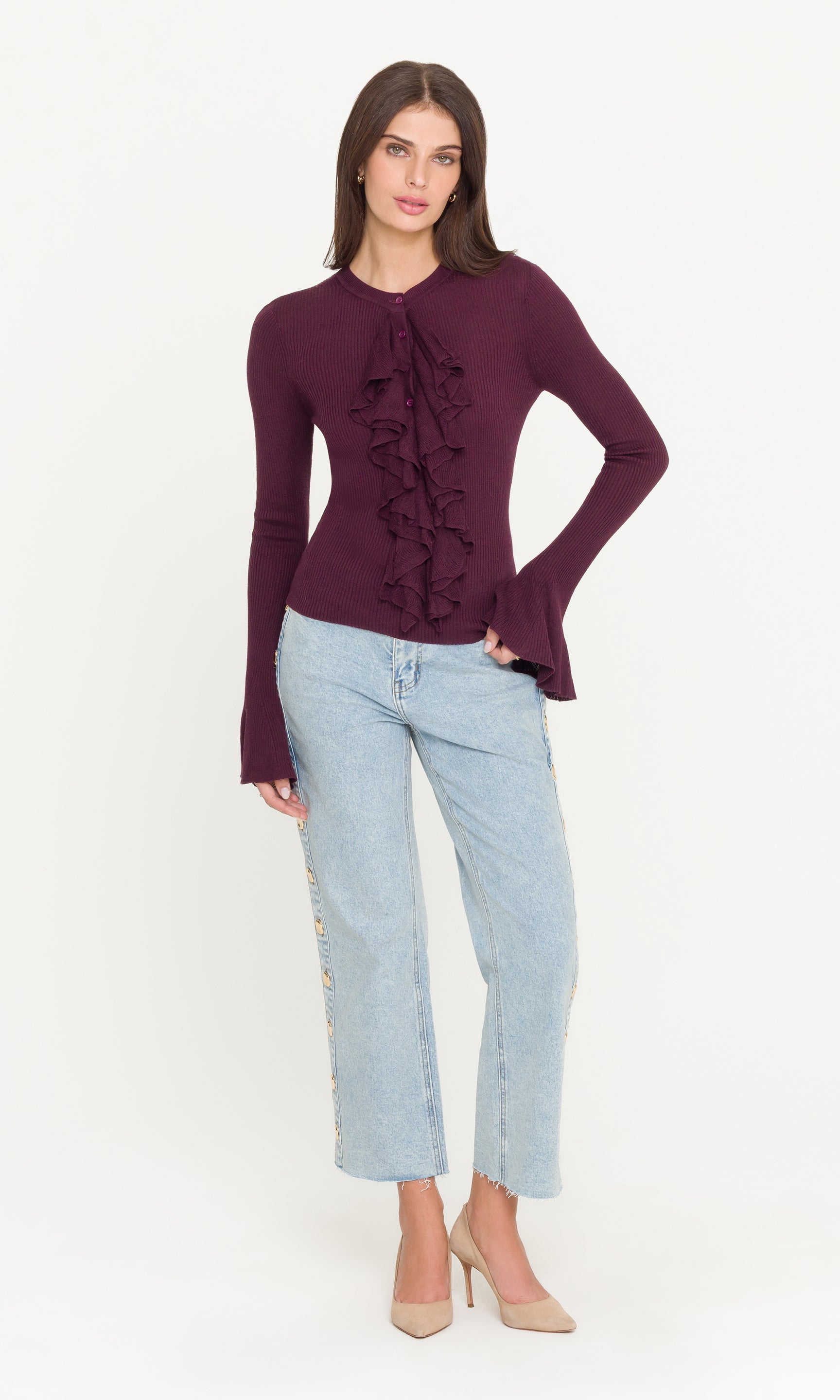 Maisie Ruffle Sweater