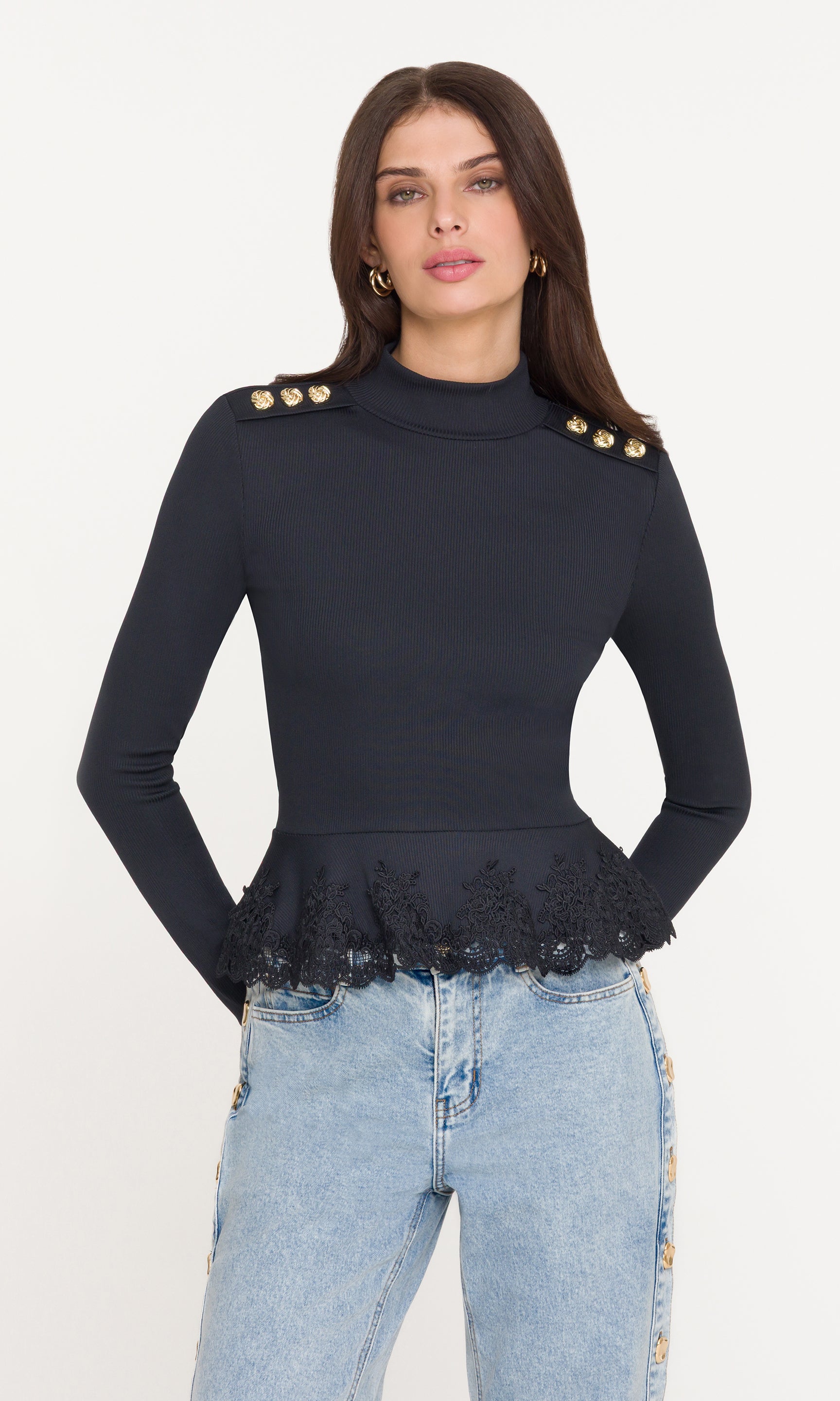 Nanette Lace Combo Top