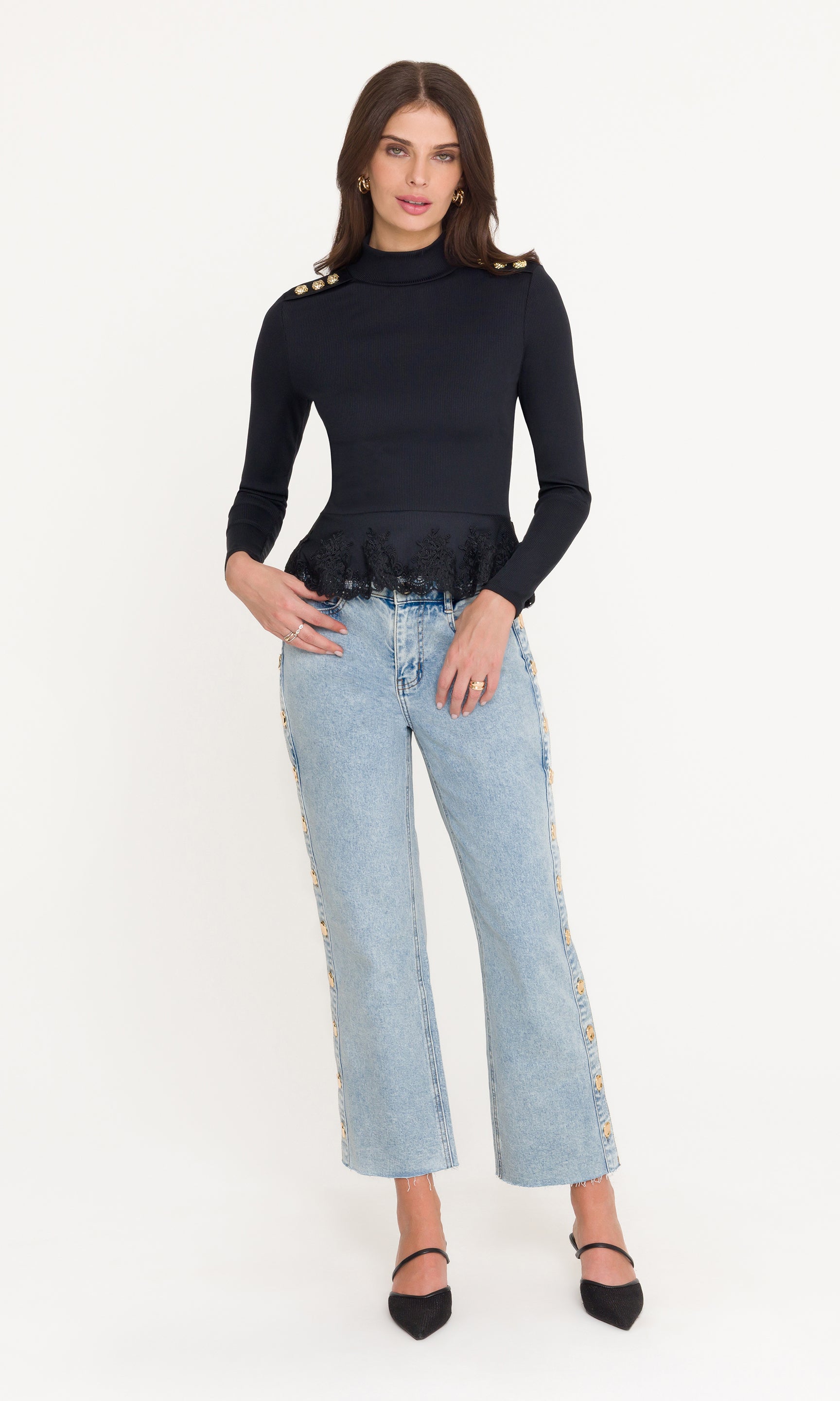 Nanette Lace Combo Top