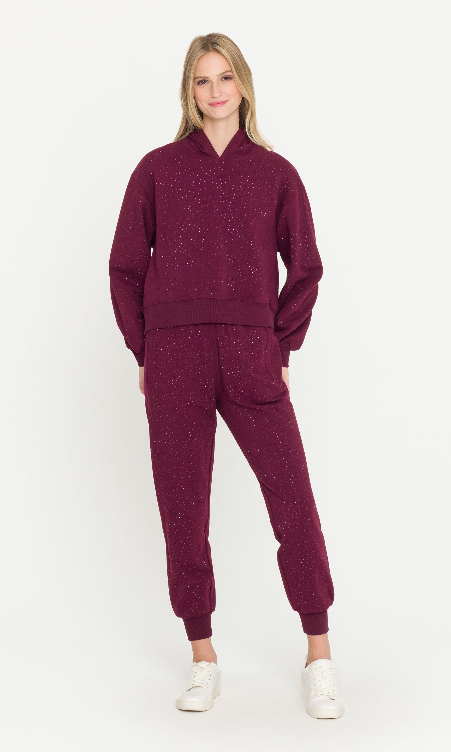 Renae Compact Crystal Hoodie