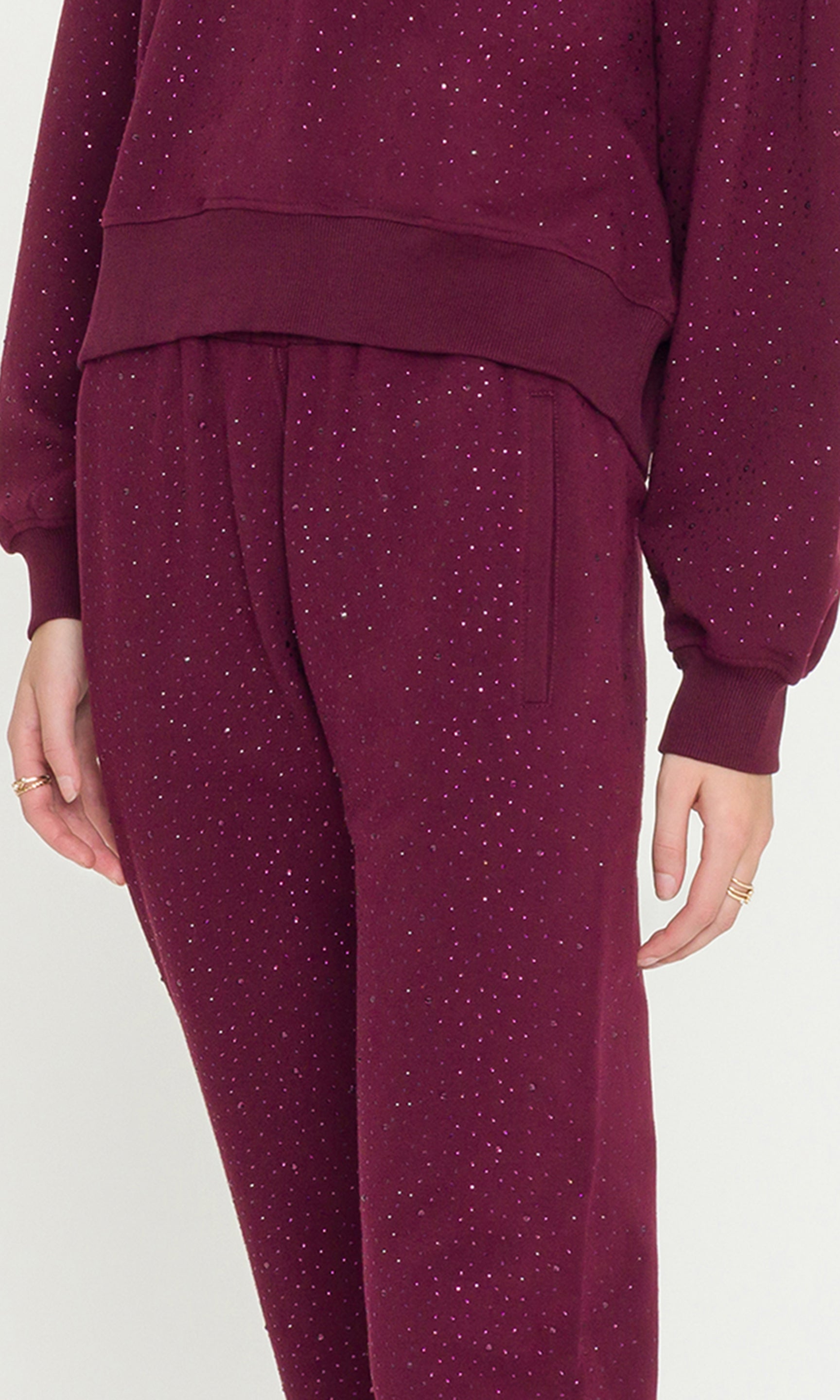 Ruel Compact Crystal Sweatpants
