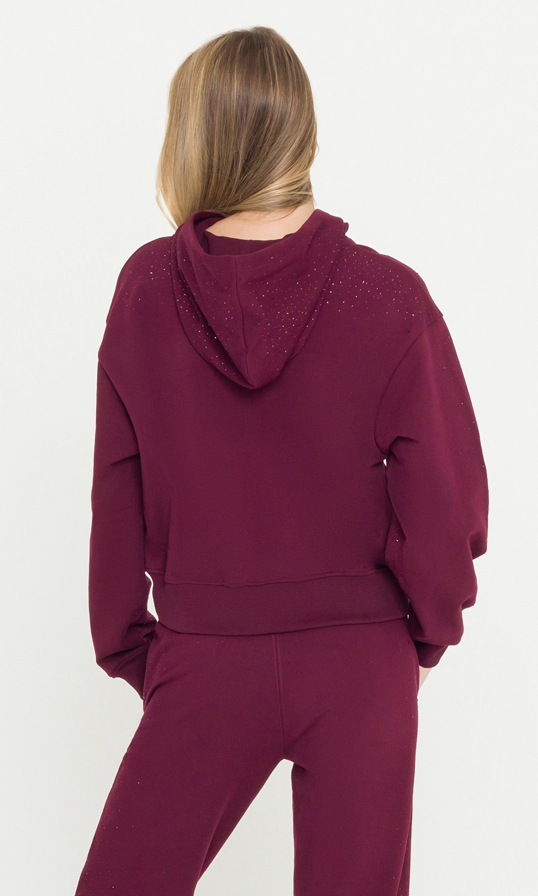 Renae Compact Crystal Hoodie