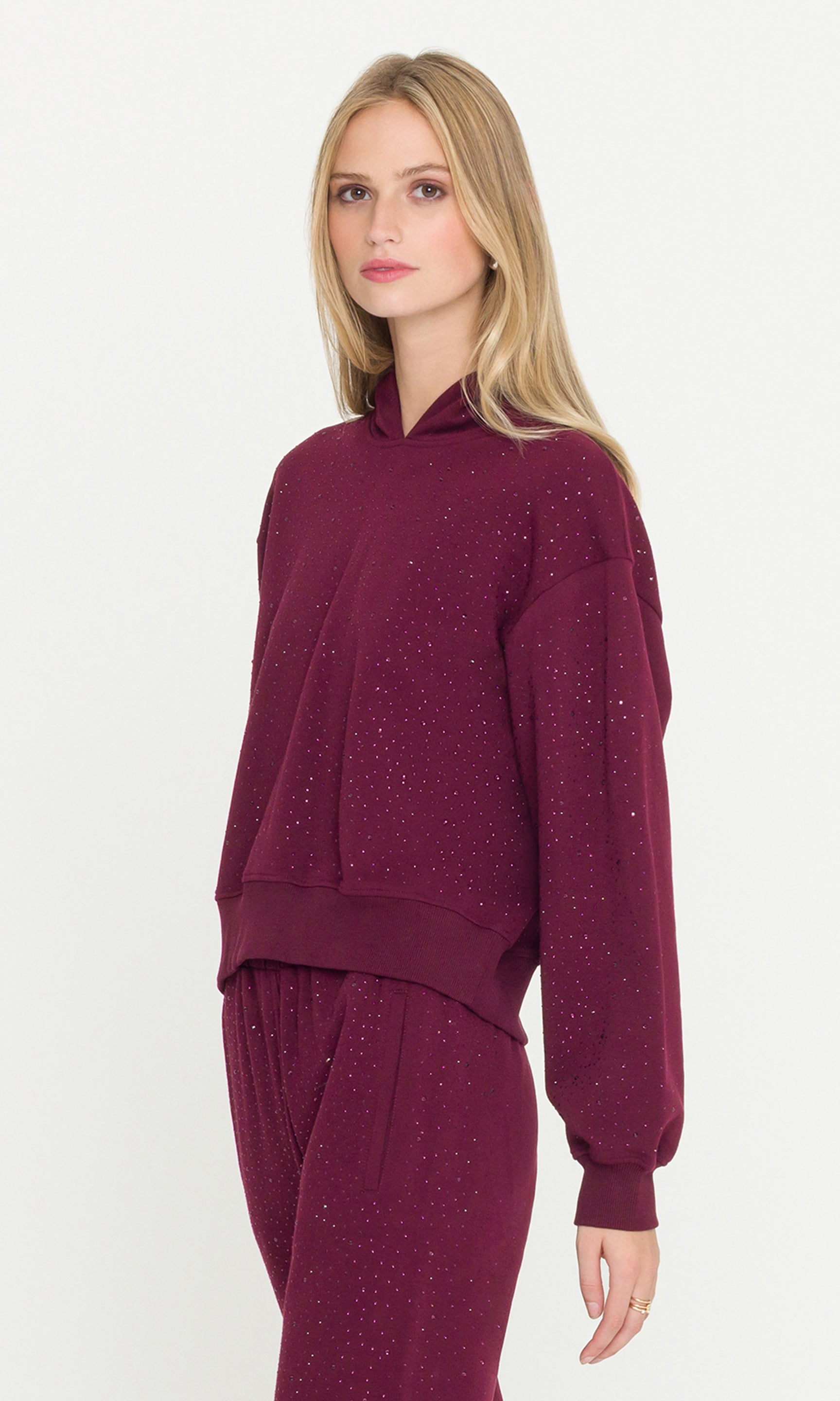 Renae Compact Crystal Hoodie