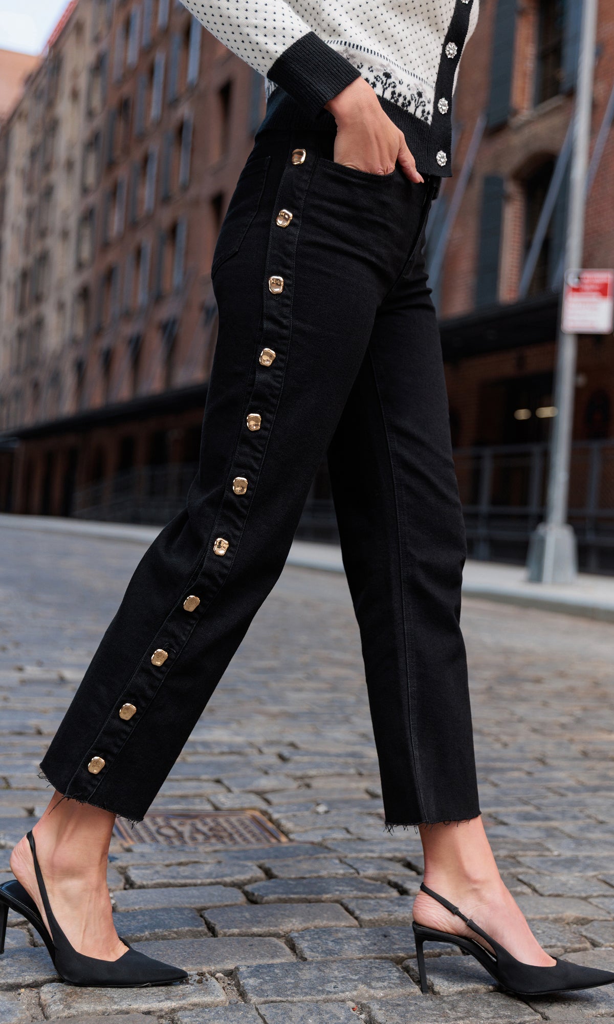 Stephen Button Jeans Black | Generation Love