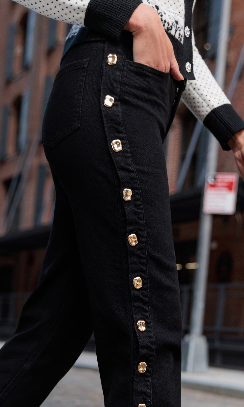 Stephen Button Jeans Black | Generation Love