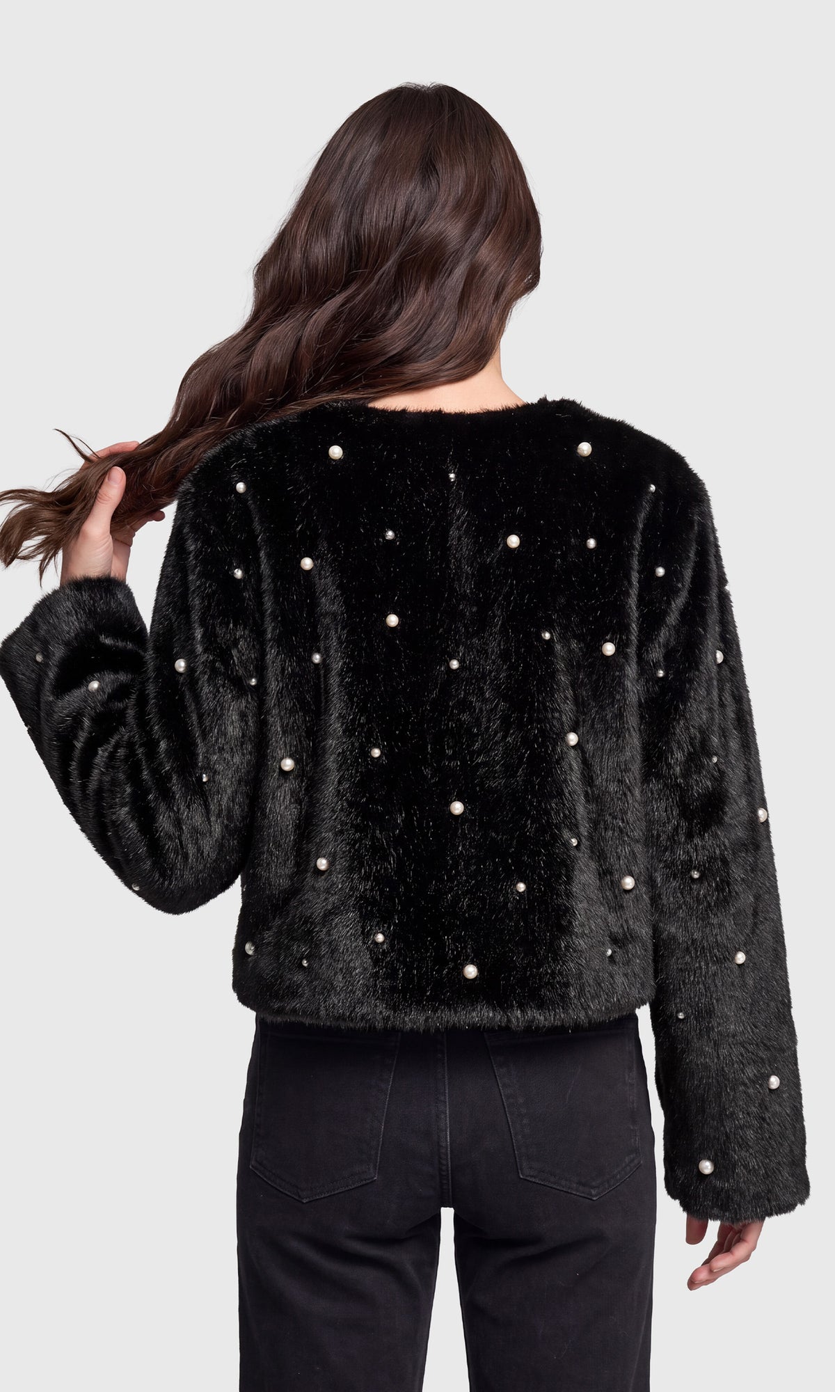 Jailyn Pearl Faux Fur Jacket