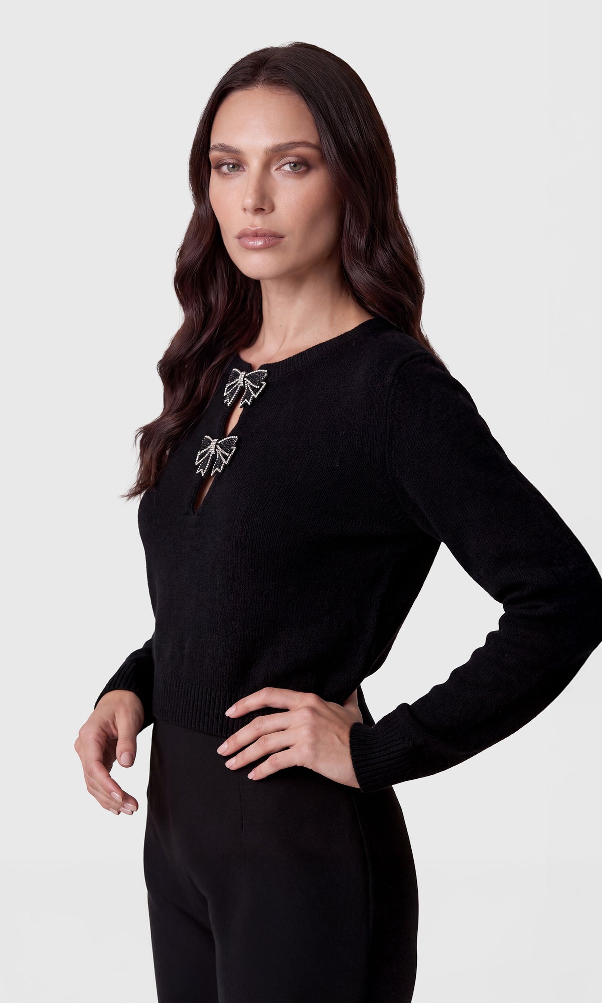 Yulia Bow Sweater
