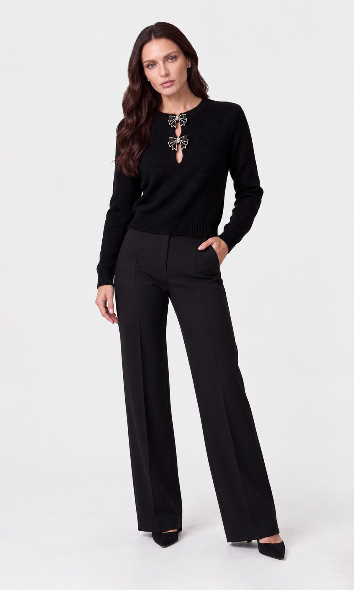 Yulia Bow Sweater