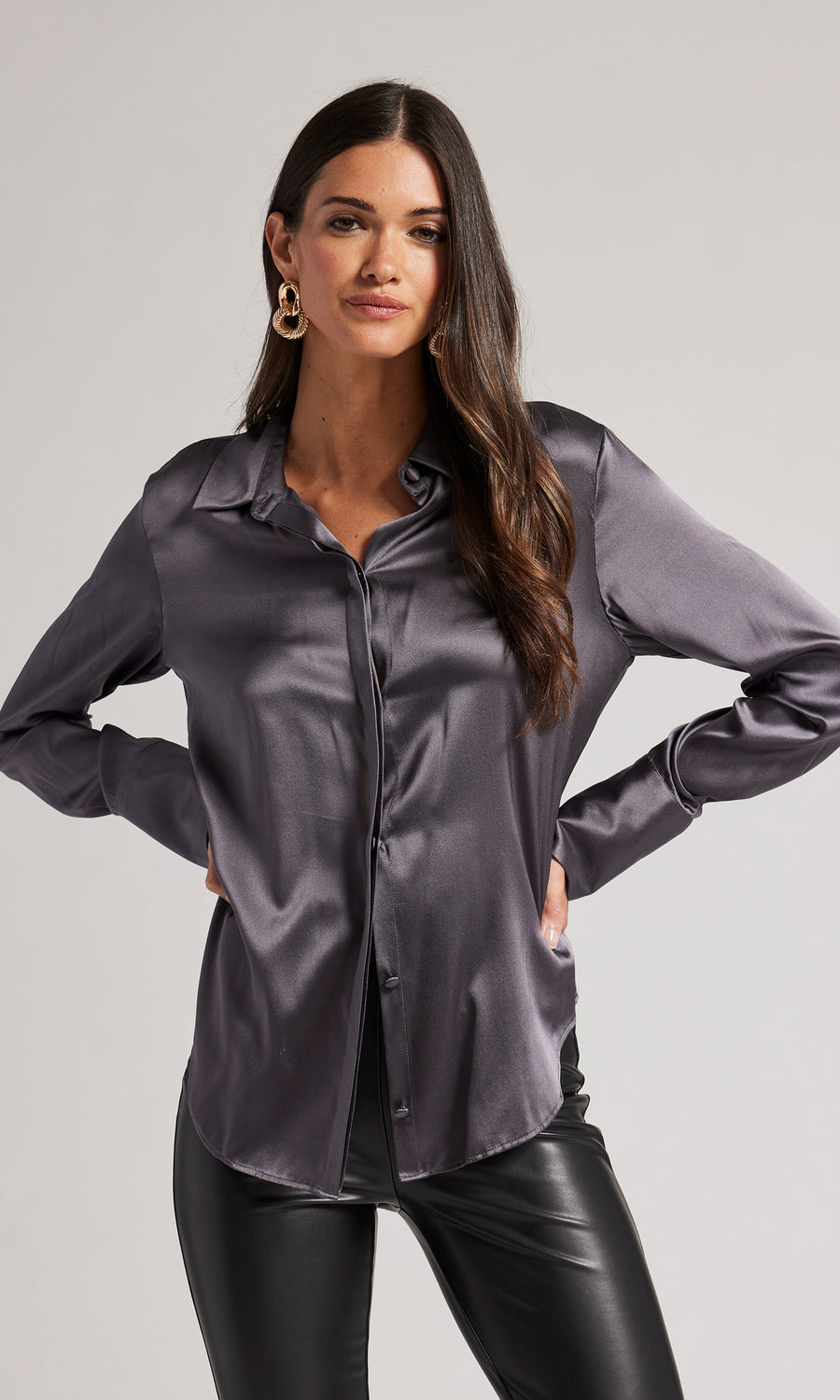Jay Blouse - Charcoal
