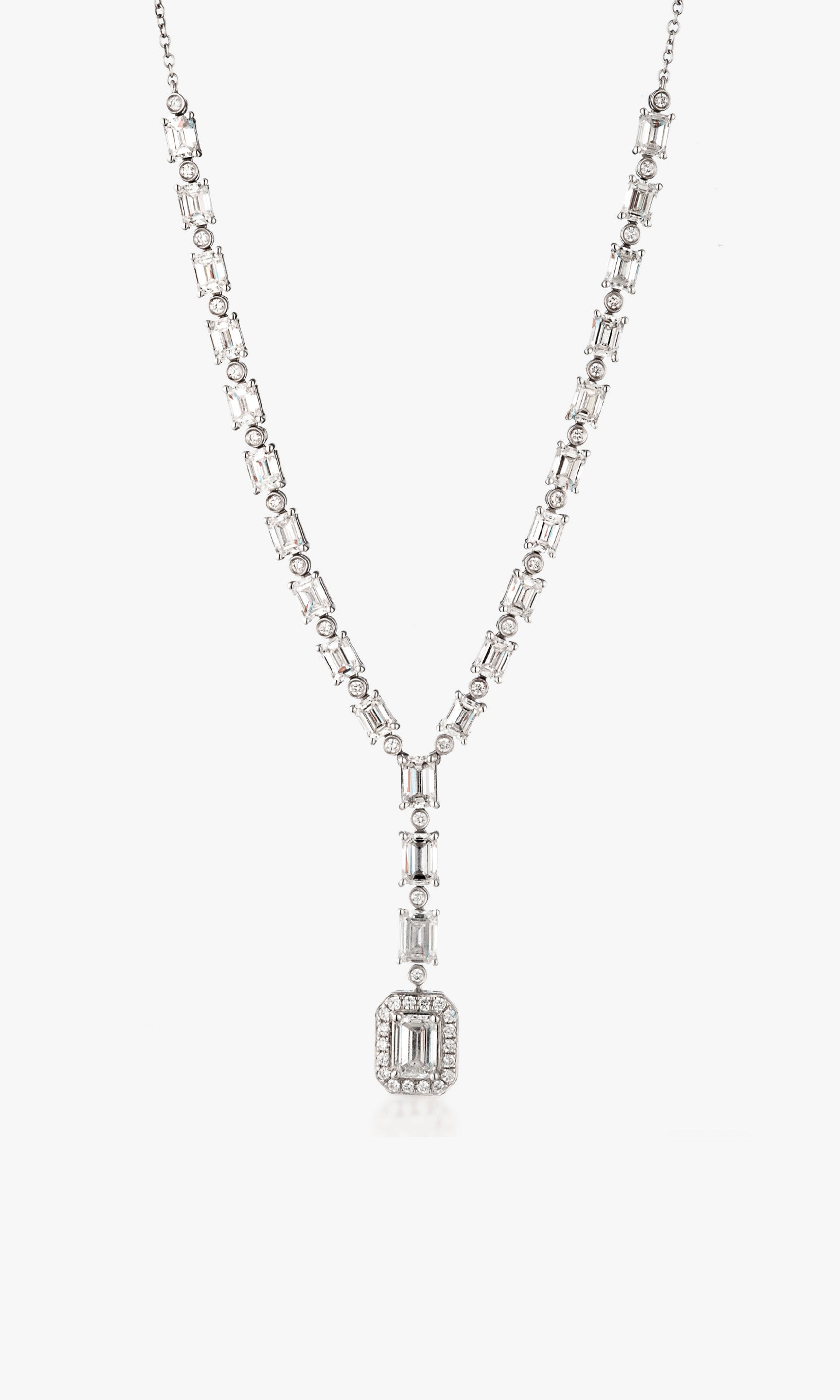 Love At First Sight Lariat Necklace 7.25 Carats