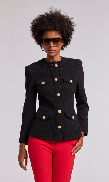 Generation Love Kaya Tweed Blazer in Black – Estilo Boutique