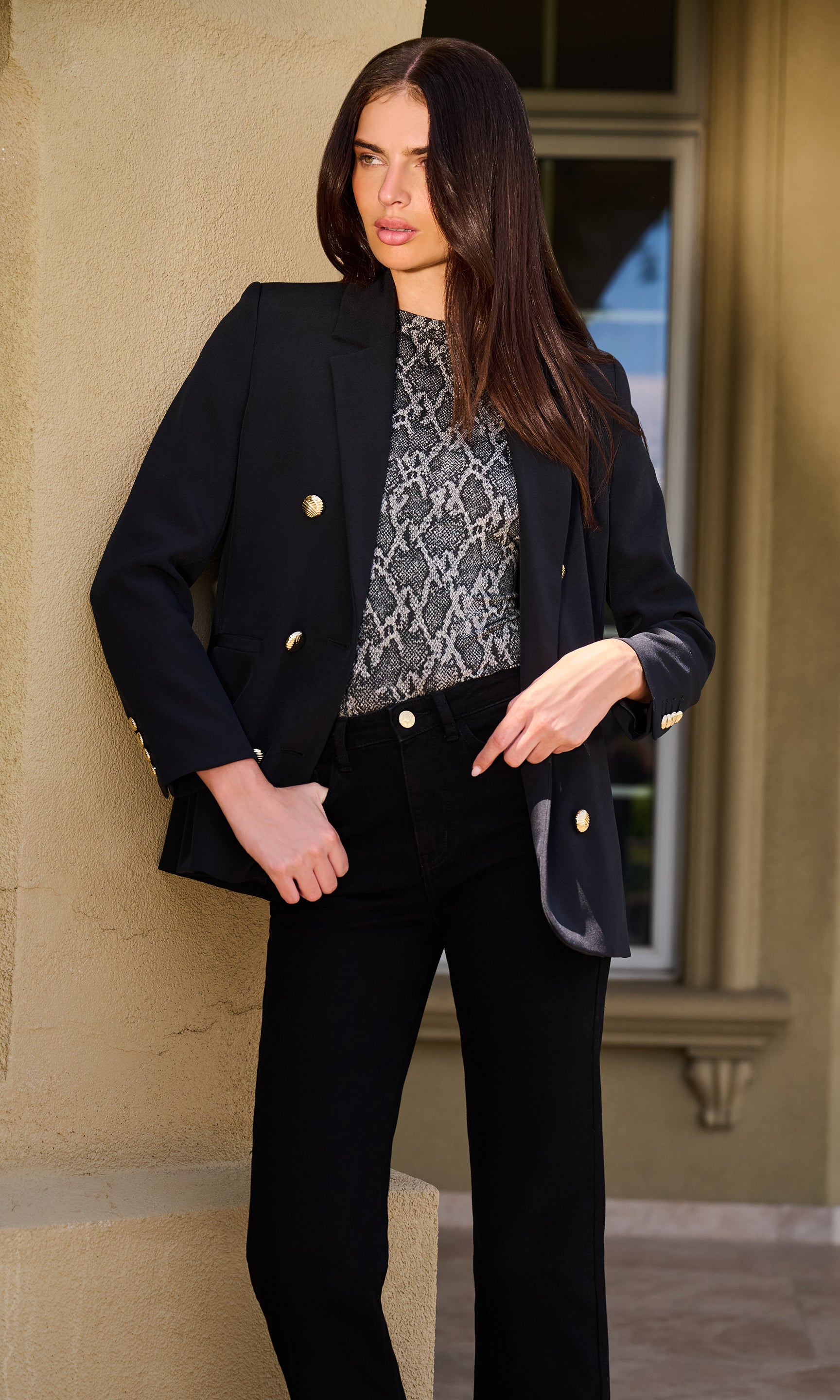 Leighton Crepe Blazer