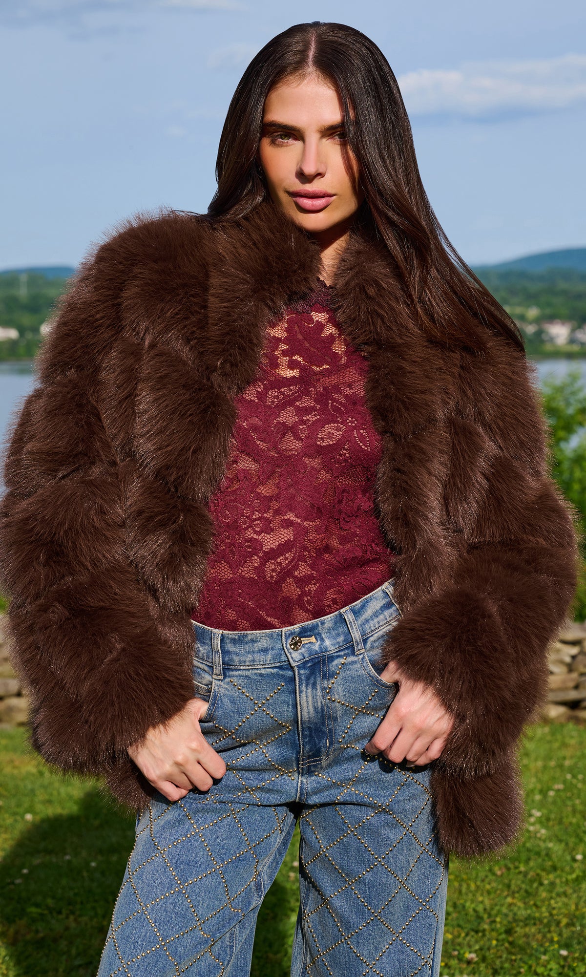 Louisa Faux Fur Jacket