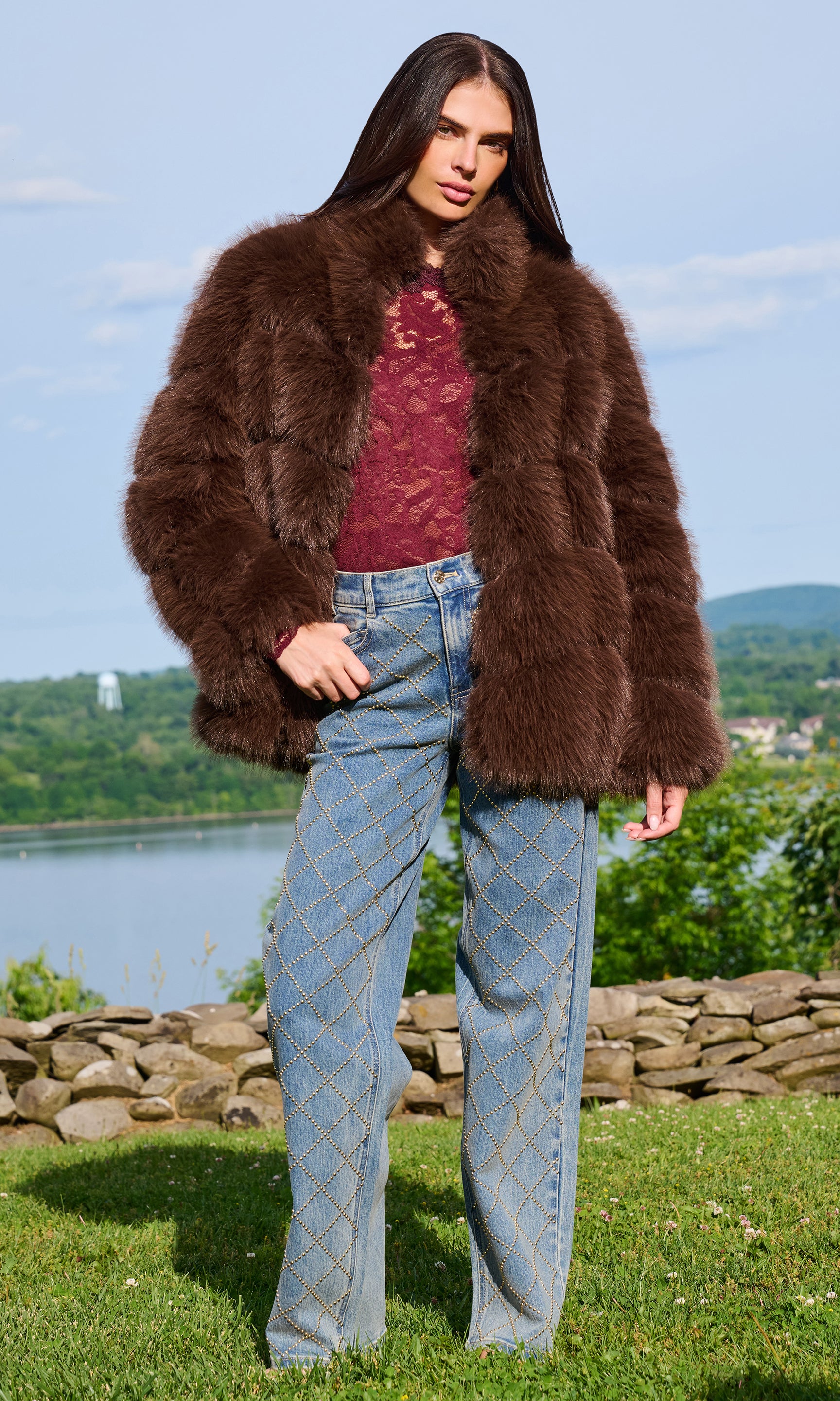 Louisa Faux Fur Jacket