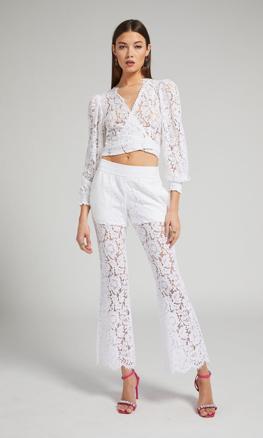 Marilyn Lace Blouse - White