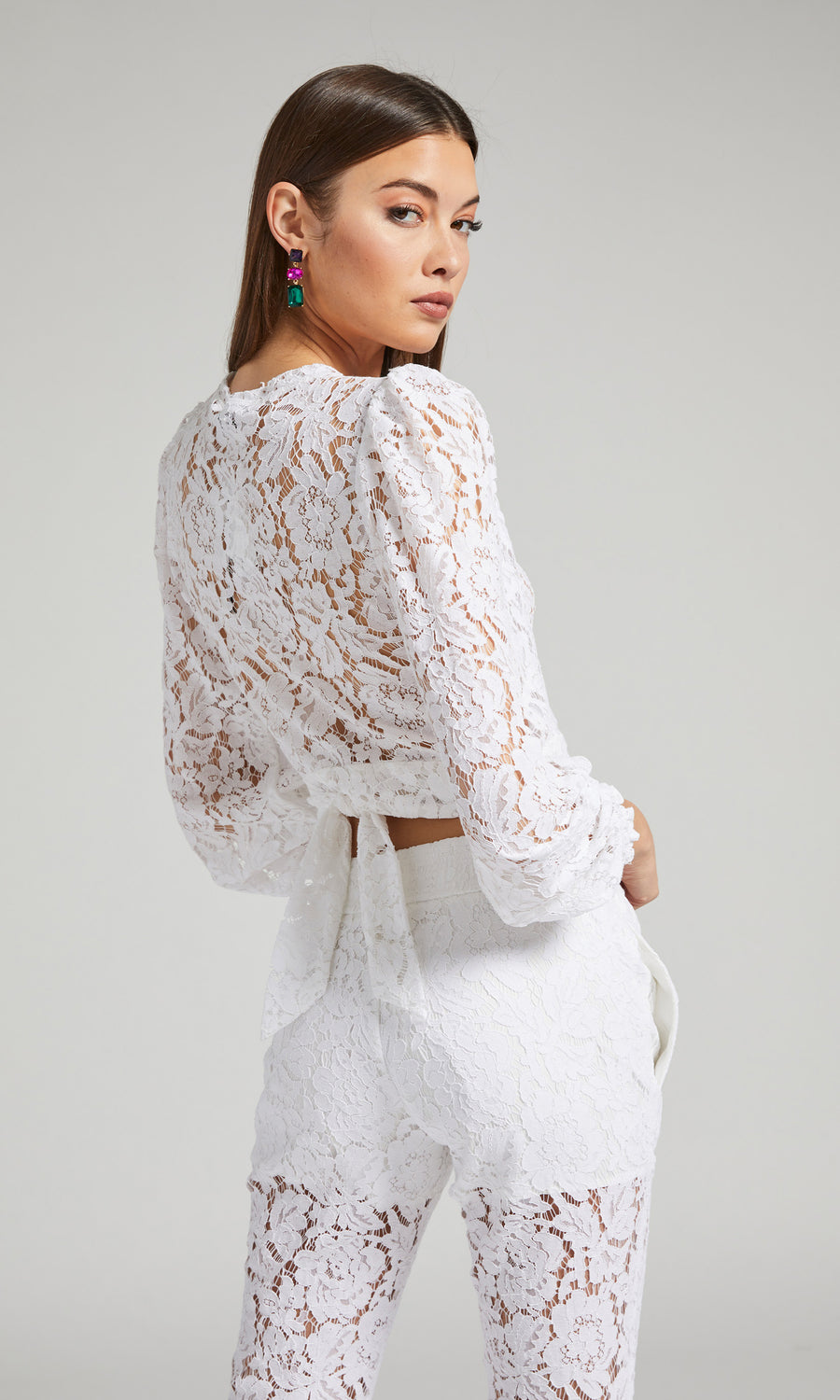 Marilyn Lace Blouse - White