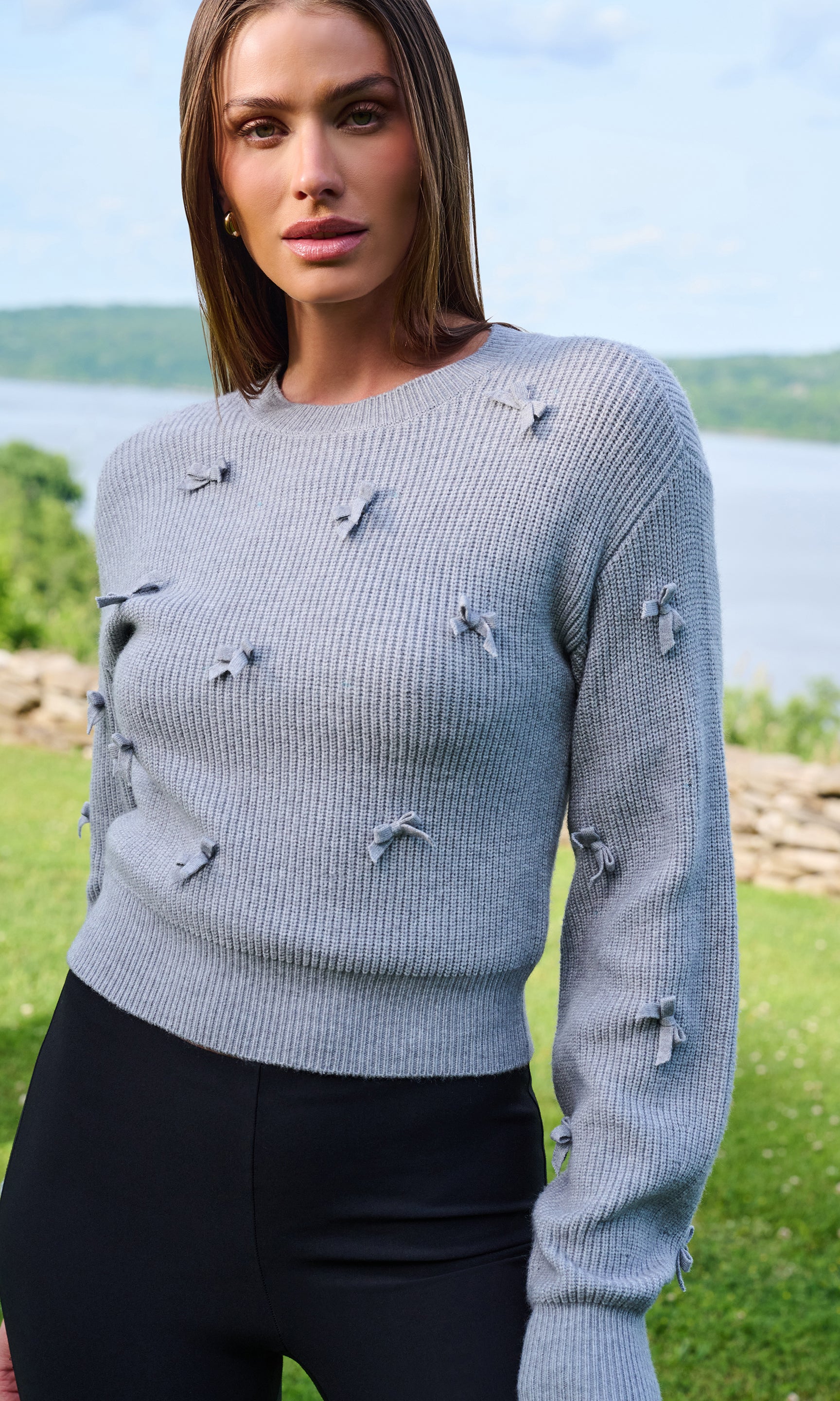 Melia Bow Sweater
