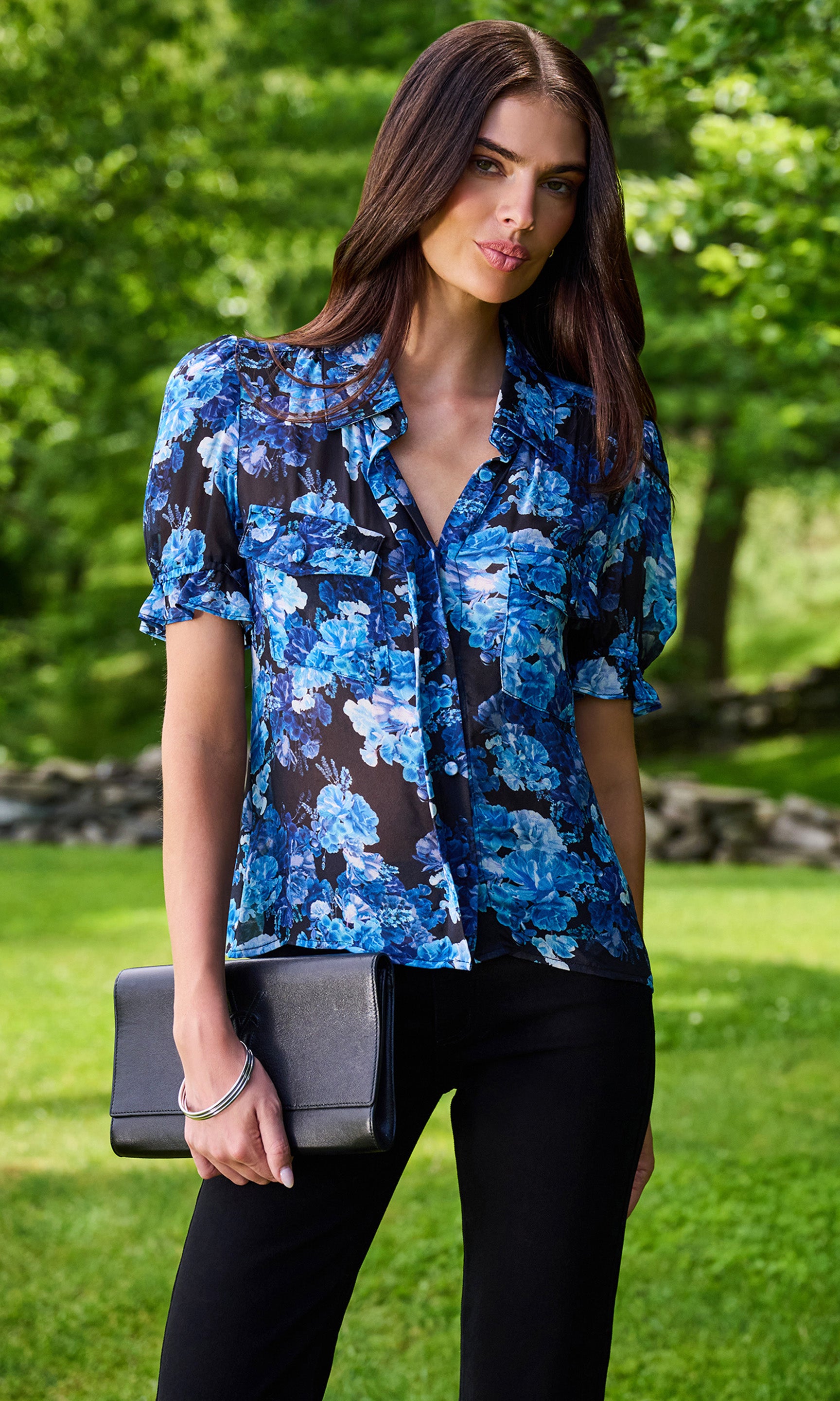 Mina Floral Georgette Shirt