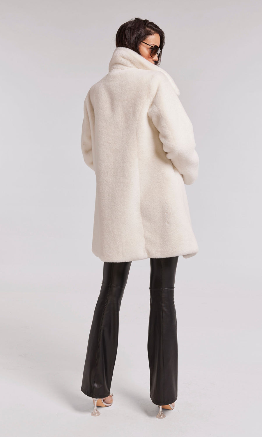 Marisol Faux Fur Coat - White