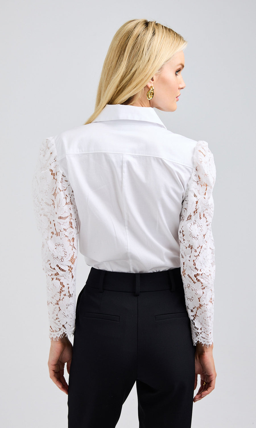 Pamela Lace Combo Shirt