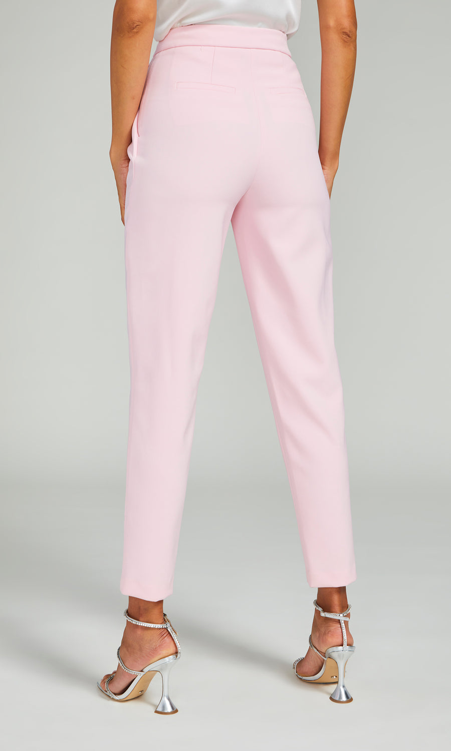Jenise Crepe Pants - Pastel Pink 