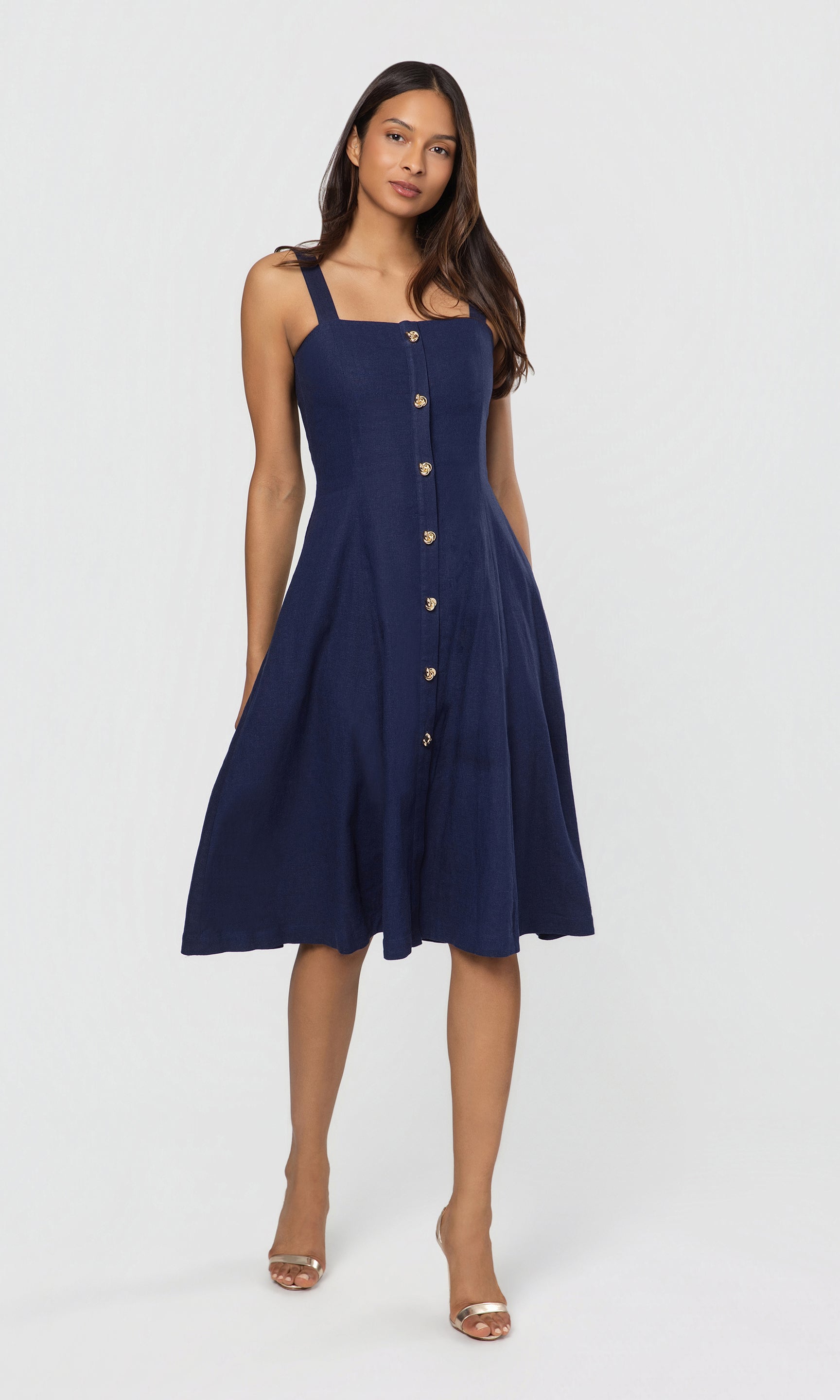 Freida Linen Dress