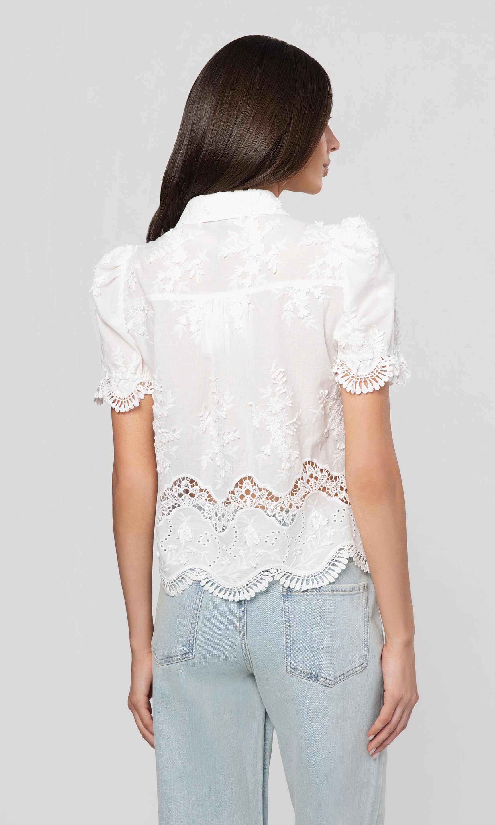 Mina 3D Voile Shirt