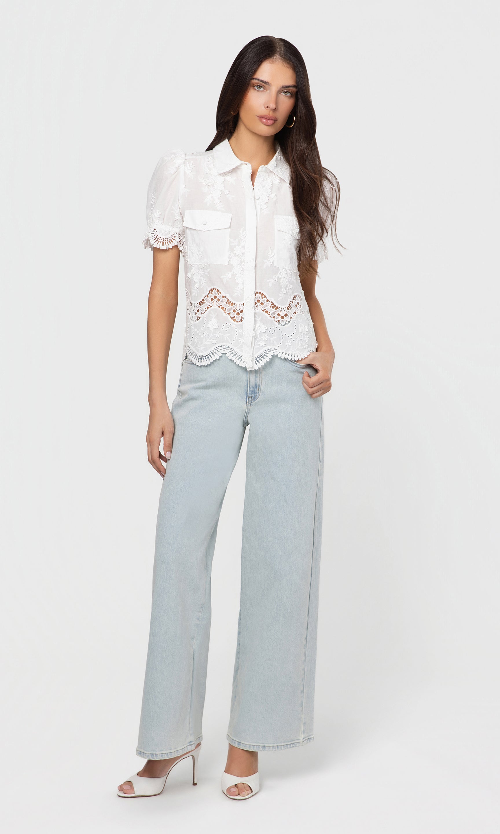 Mina 3D Voile Shirt