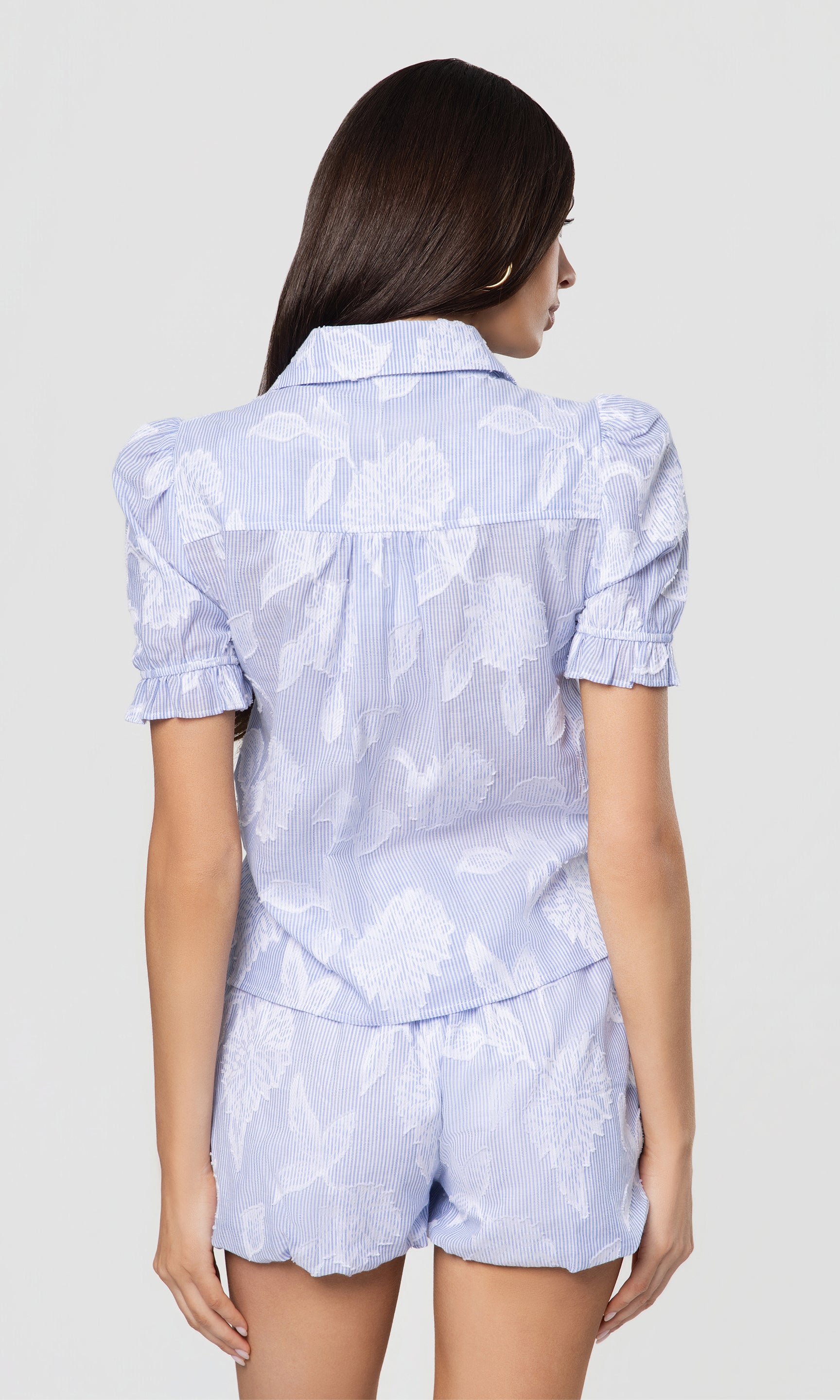 Mina Floral Stripe Top