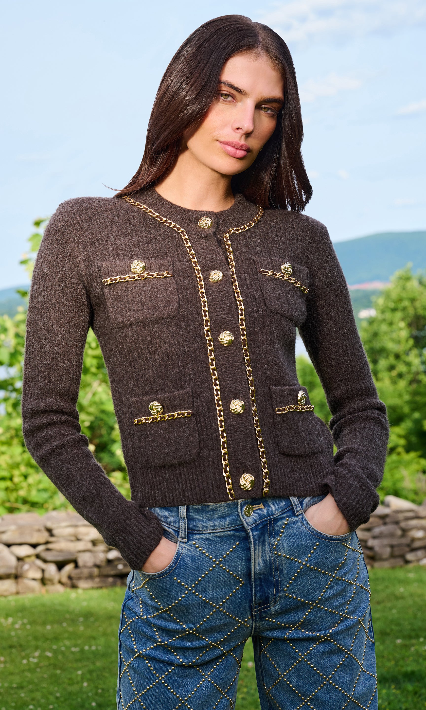 Selma Chain Cardigan