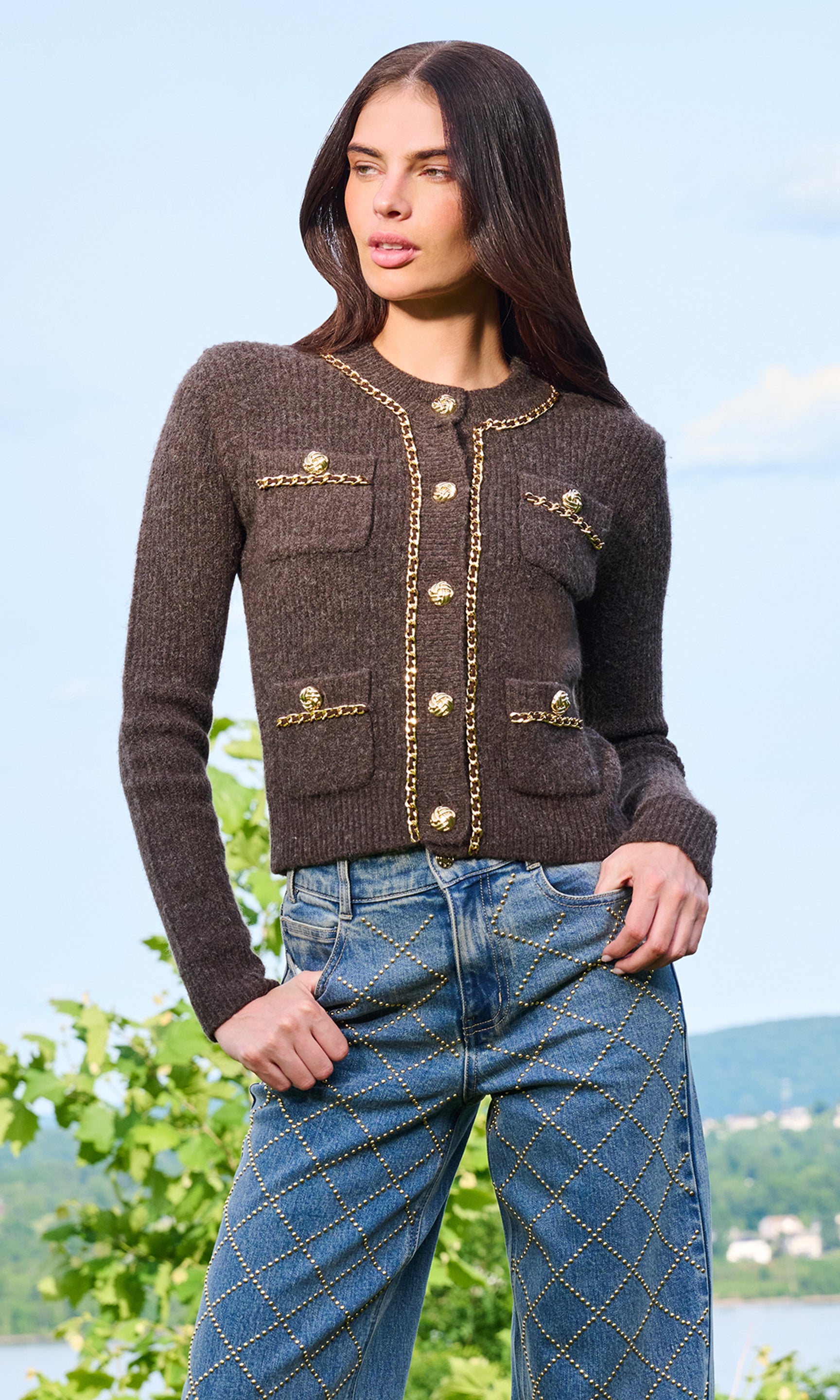 Selma Chain Cardigan