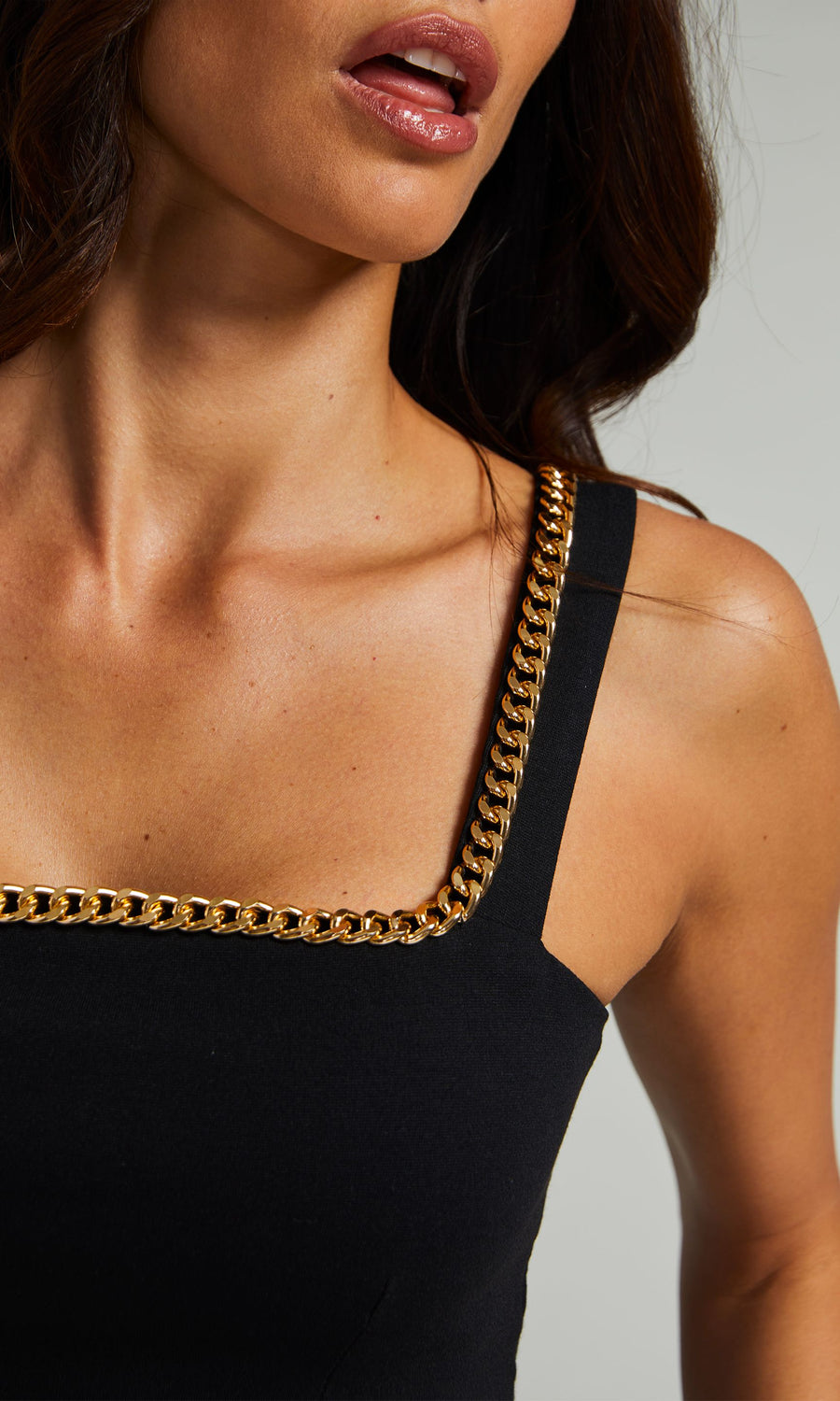 Carina Chain Top - Black