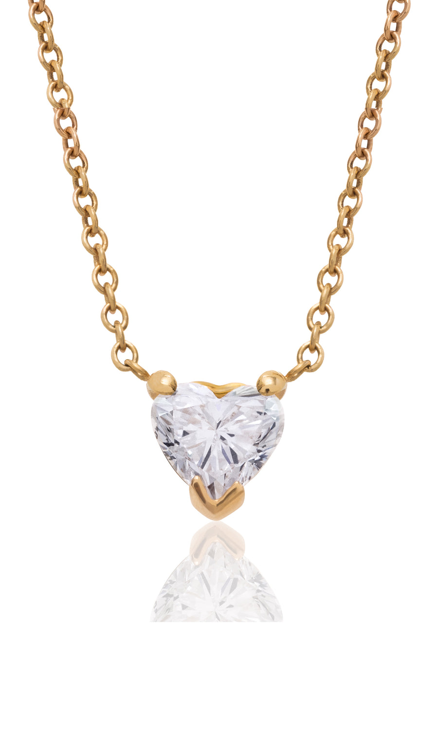 CHERIE HEART CUT PENDANT .52 Carat