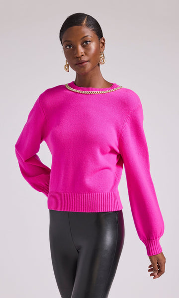 Jainie Hot Pink Sweater