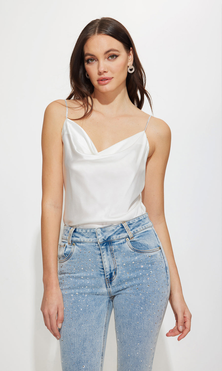 Bailey Crystal Strap Cami