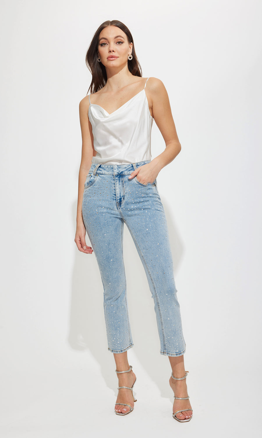 Bailey Crystal Strap Cami