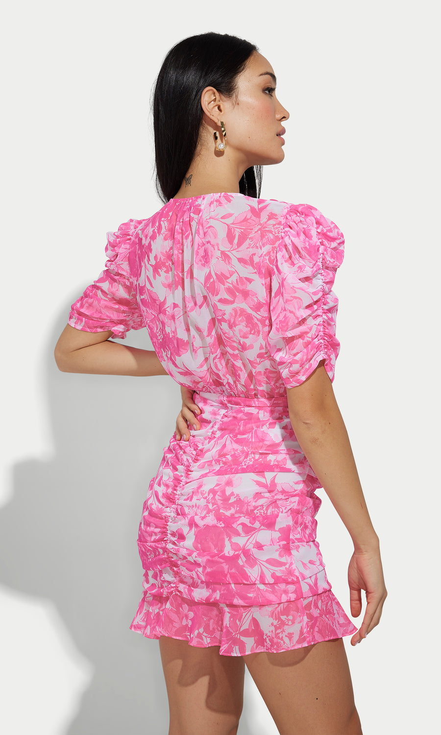Blair Dress - Pink Zesty Floral 